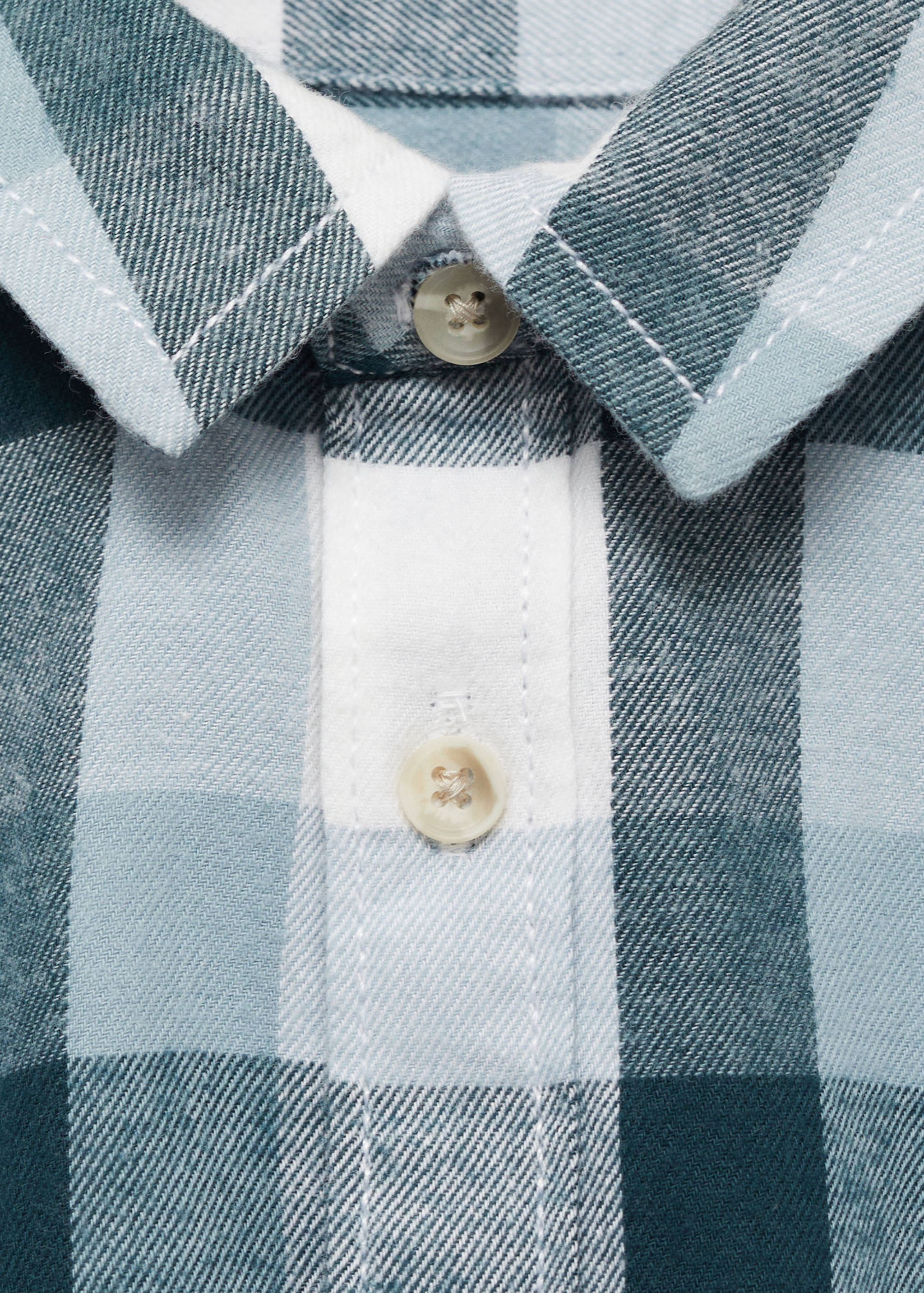 Check cotton shirt - Details of the article 8