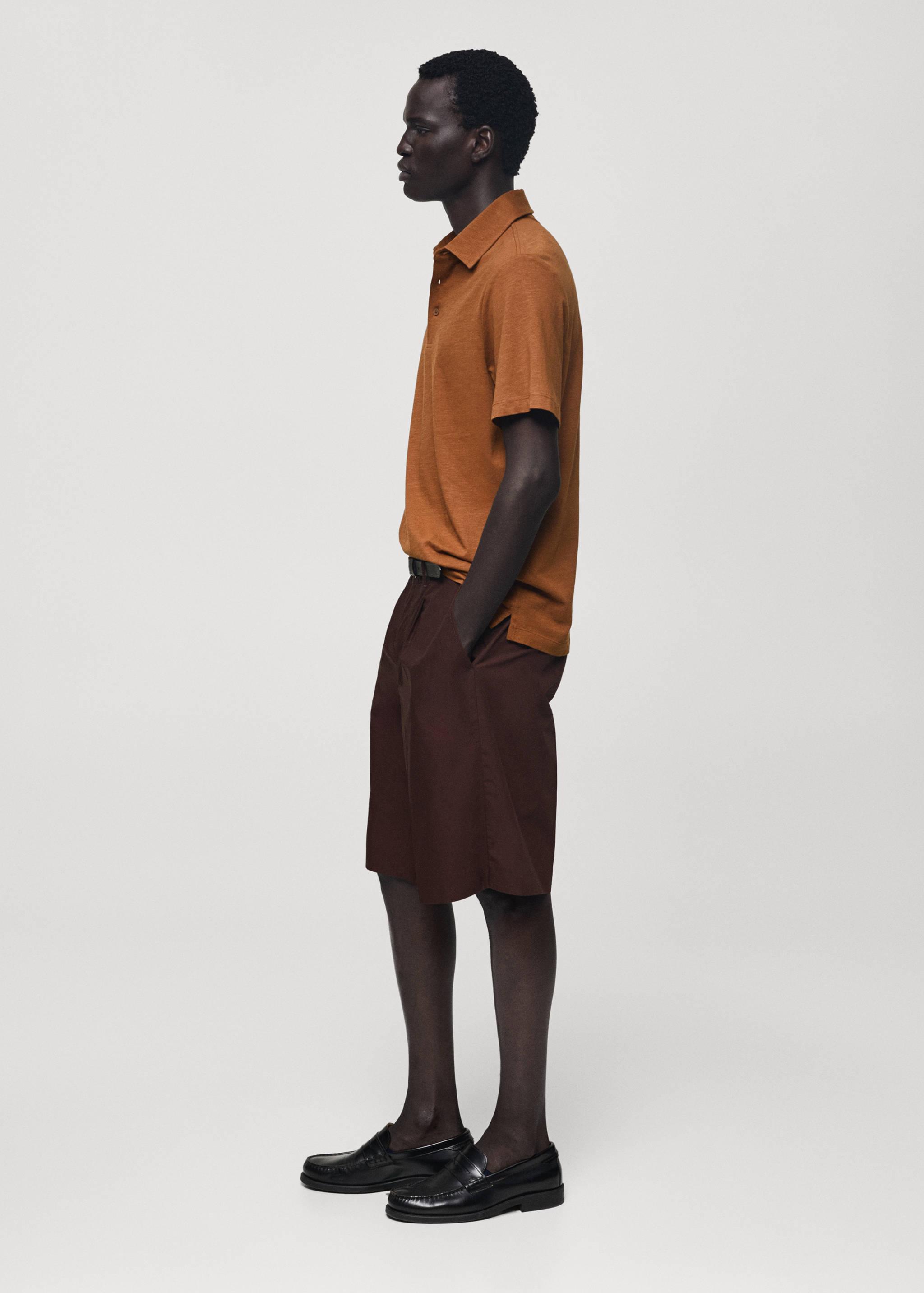 100% cotton regular-fit polo shirt - Details of the article 2