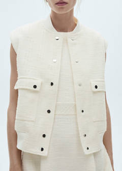 Textured waistcoat with pockets — Off White 4