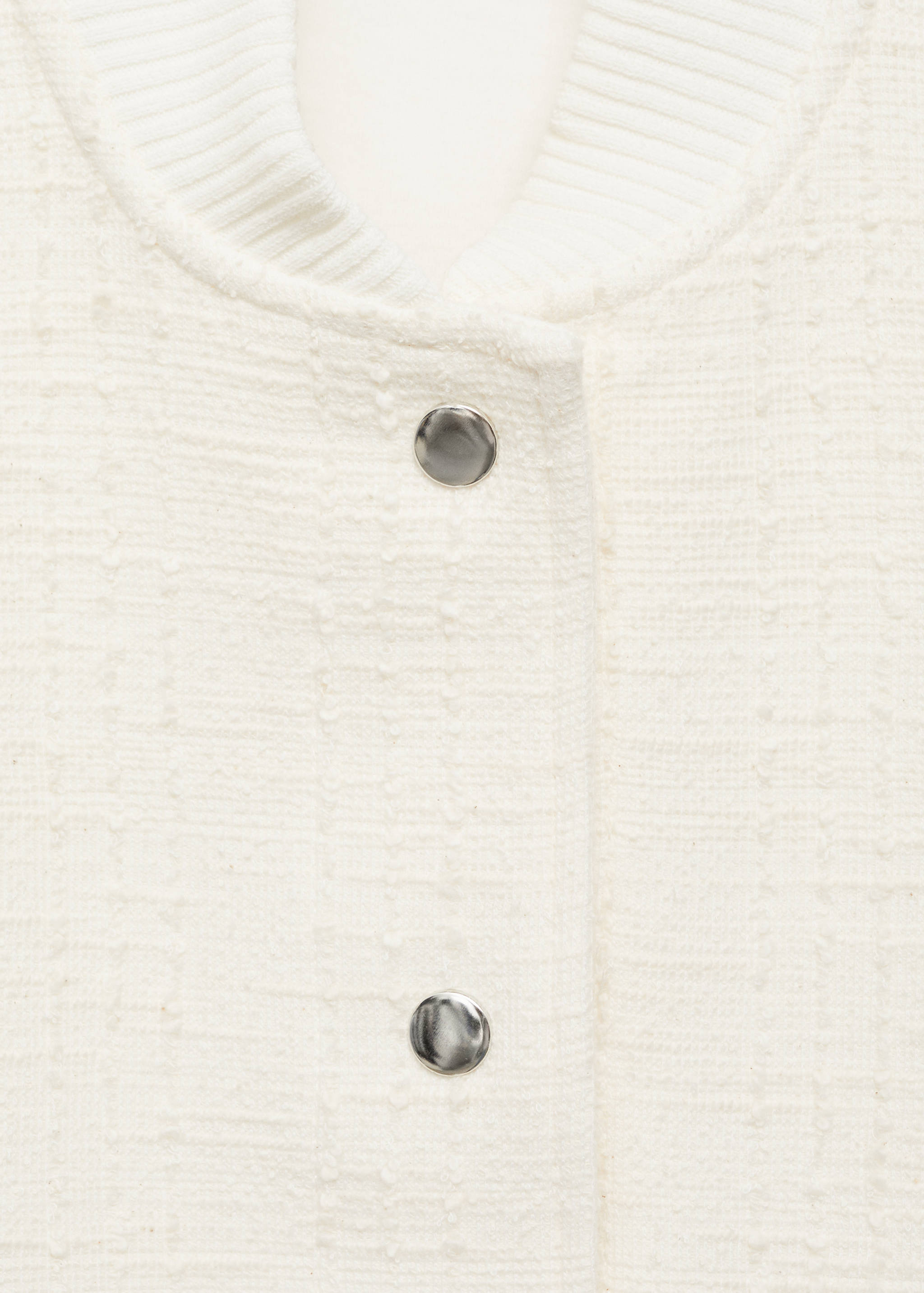Textured waistcoat with pockets - Details of the article 8