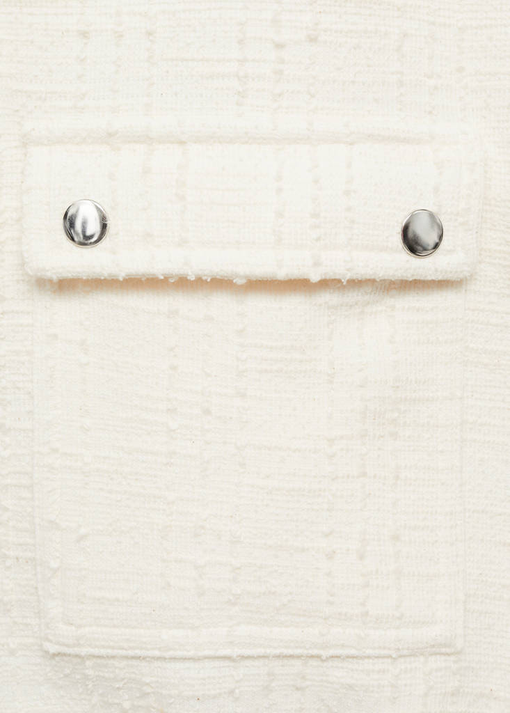 Textured waistcoat with pockets — Off White