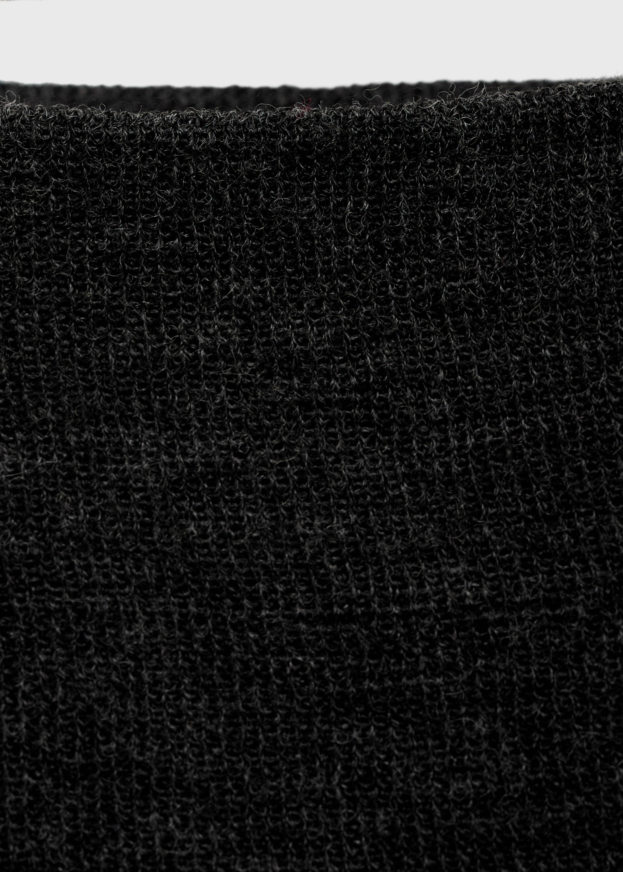 半透明针织短裙 - null