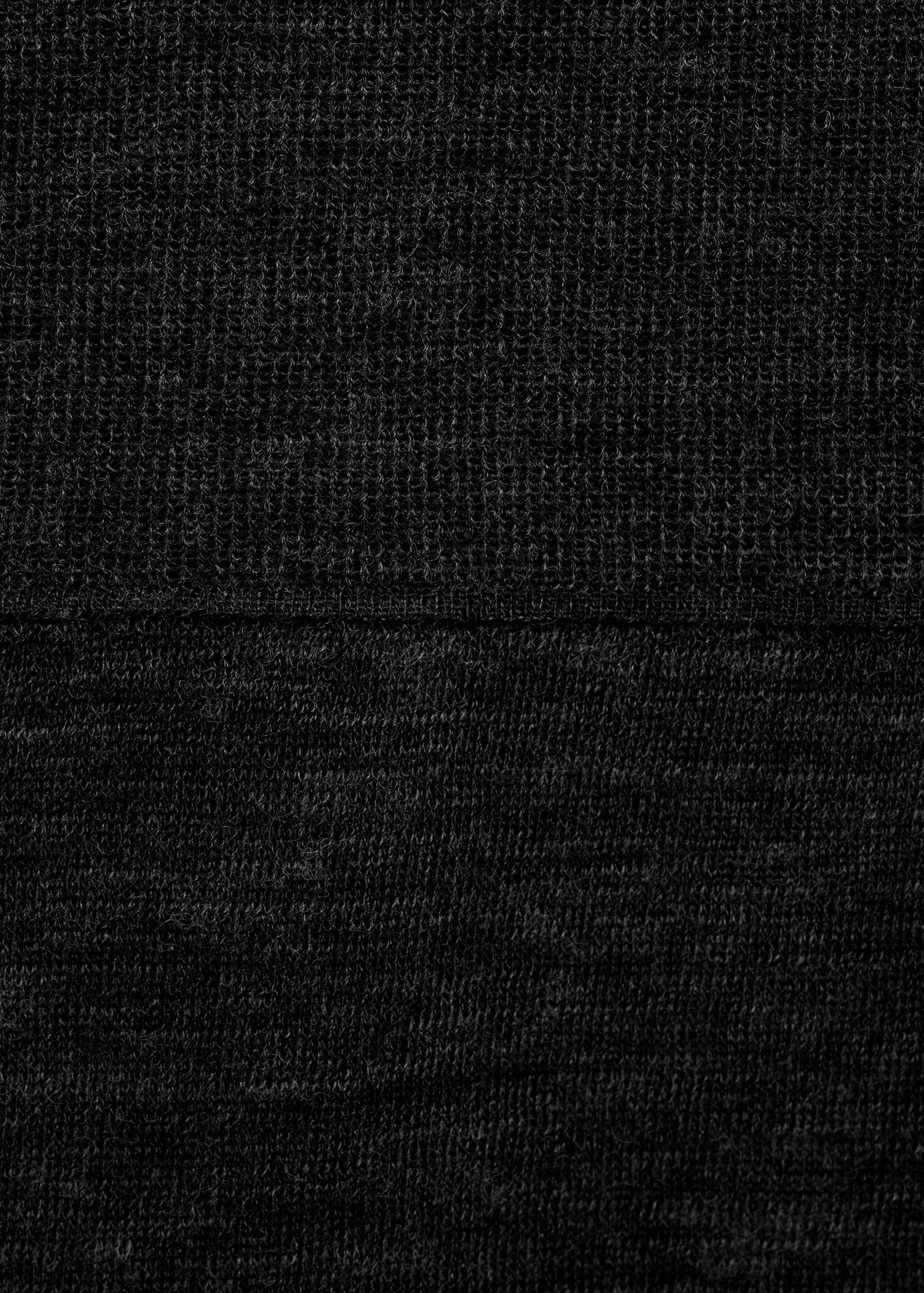 半透明针织短裙 - null