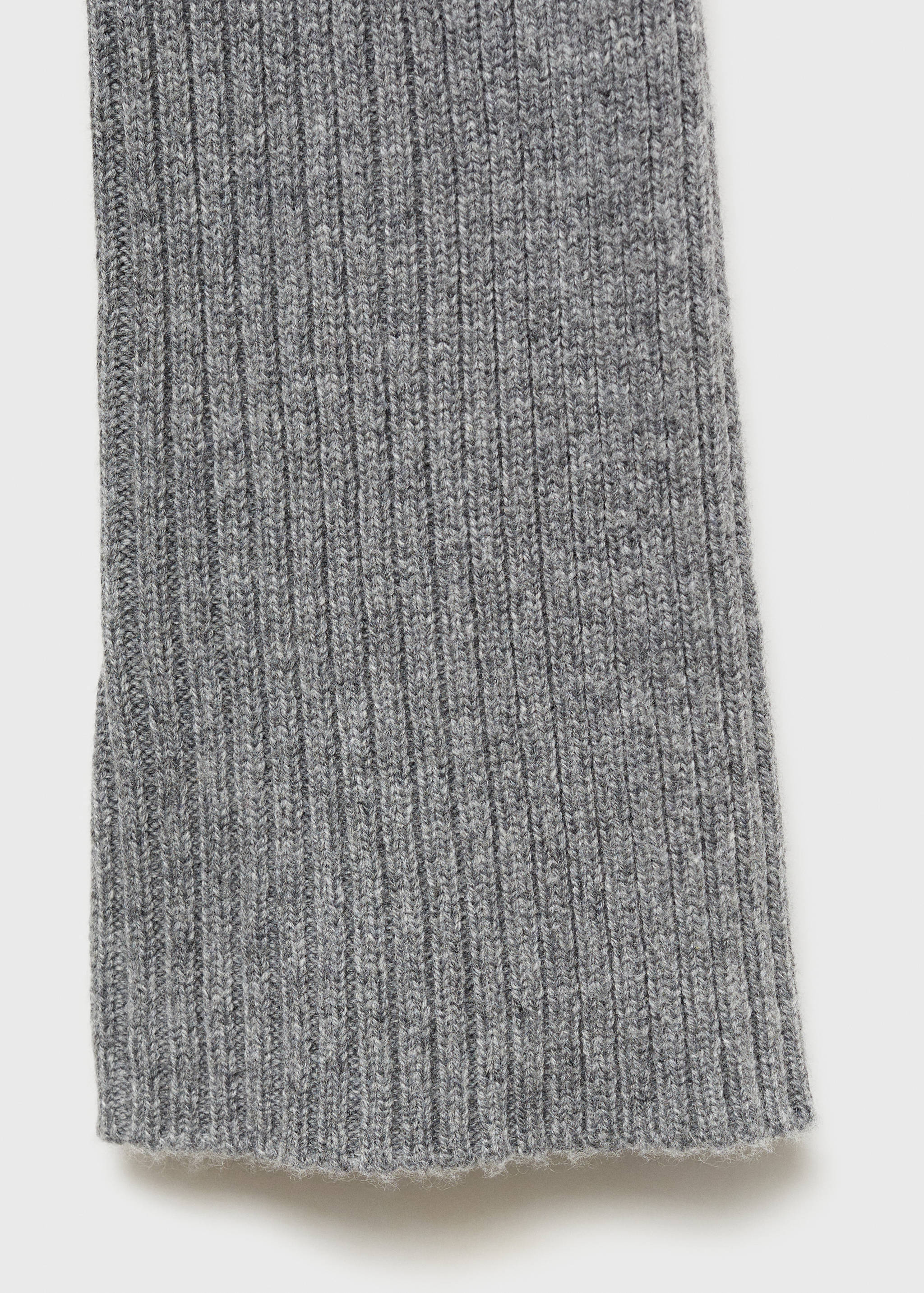 Robe courte maille côtelée - Détail de l'article 0