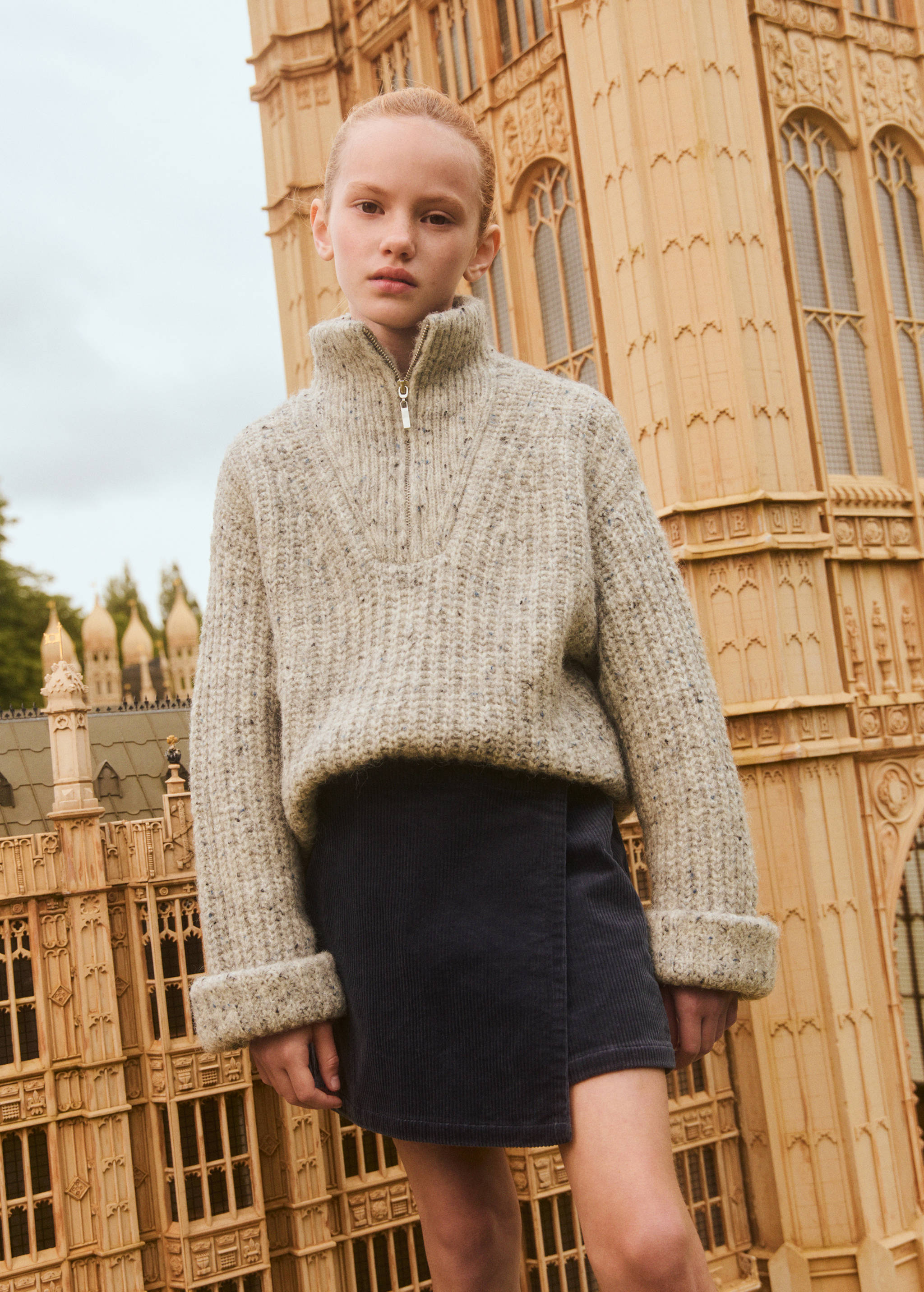 灯芯绒裙裤 - null