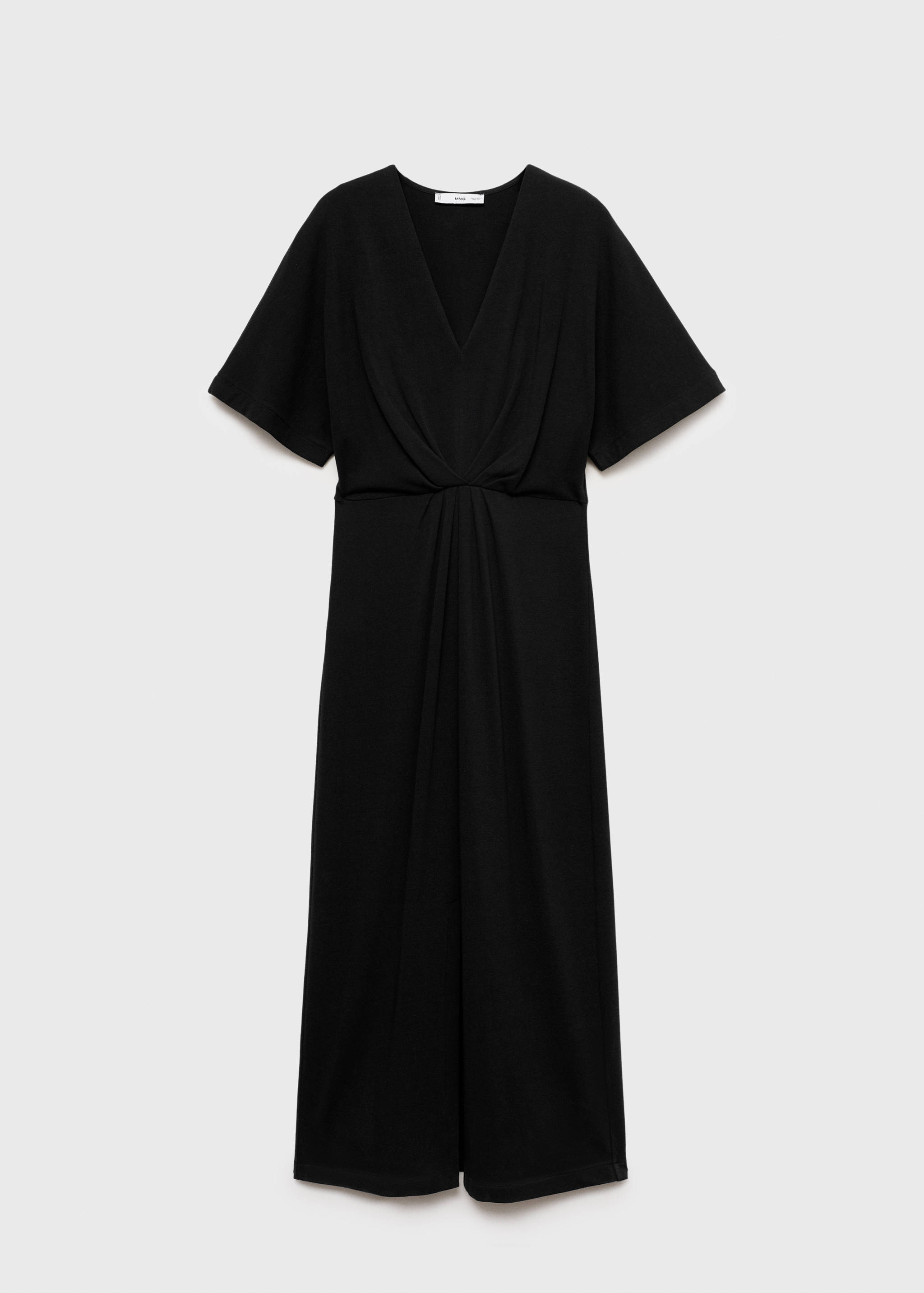 Robe drapée manches courtes - Article sans modèle