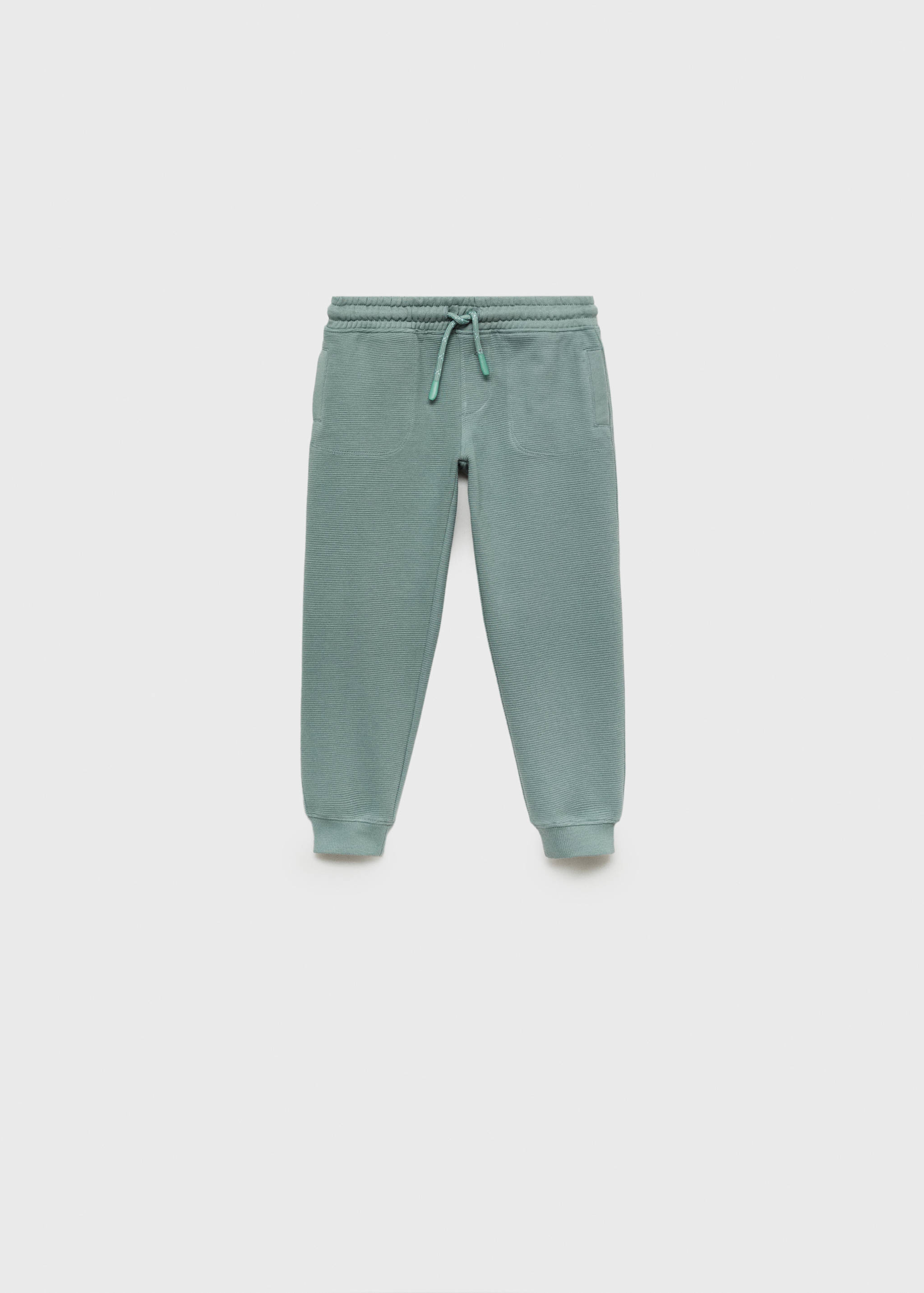 Cotton jogger-style trousers - Article without model