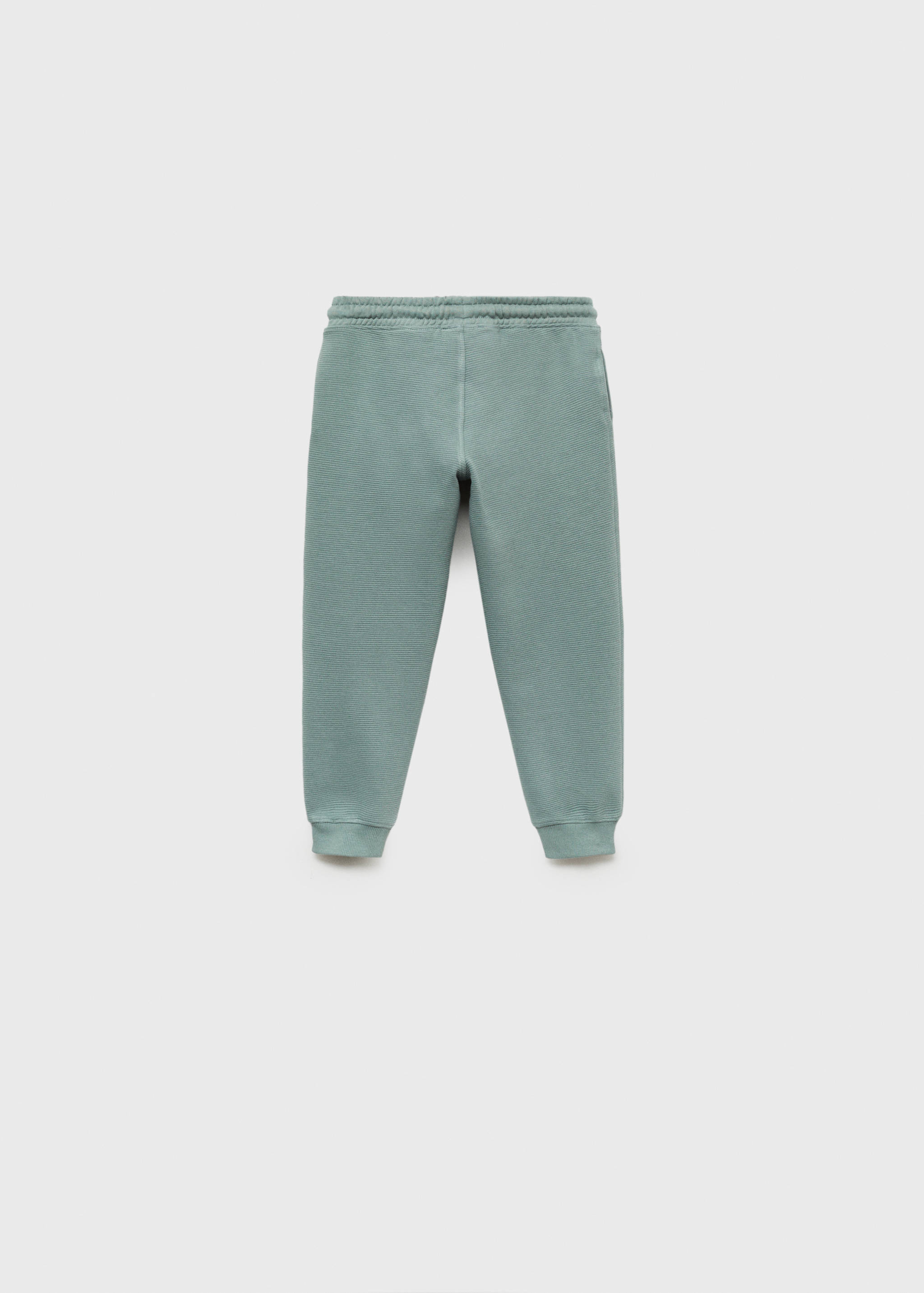 Cotton jogger-style trousers - Reverse of the article