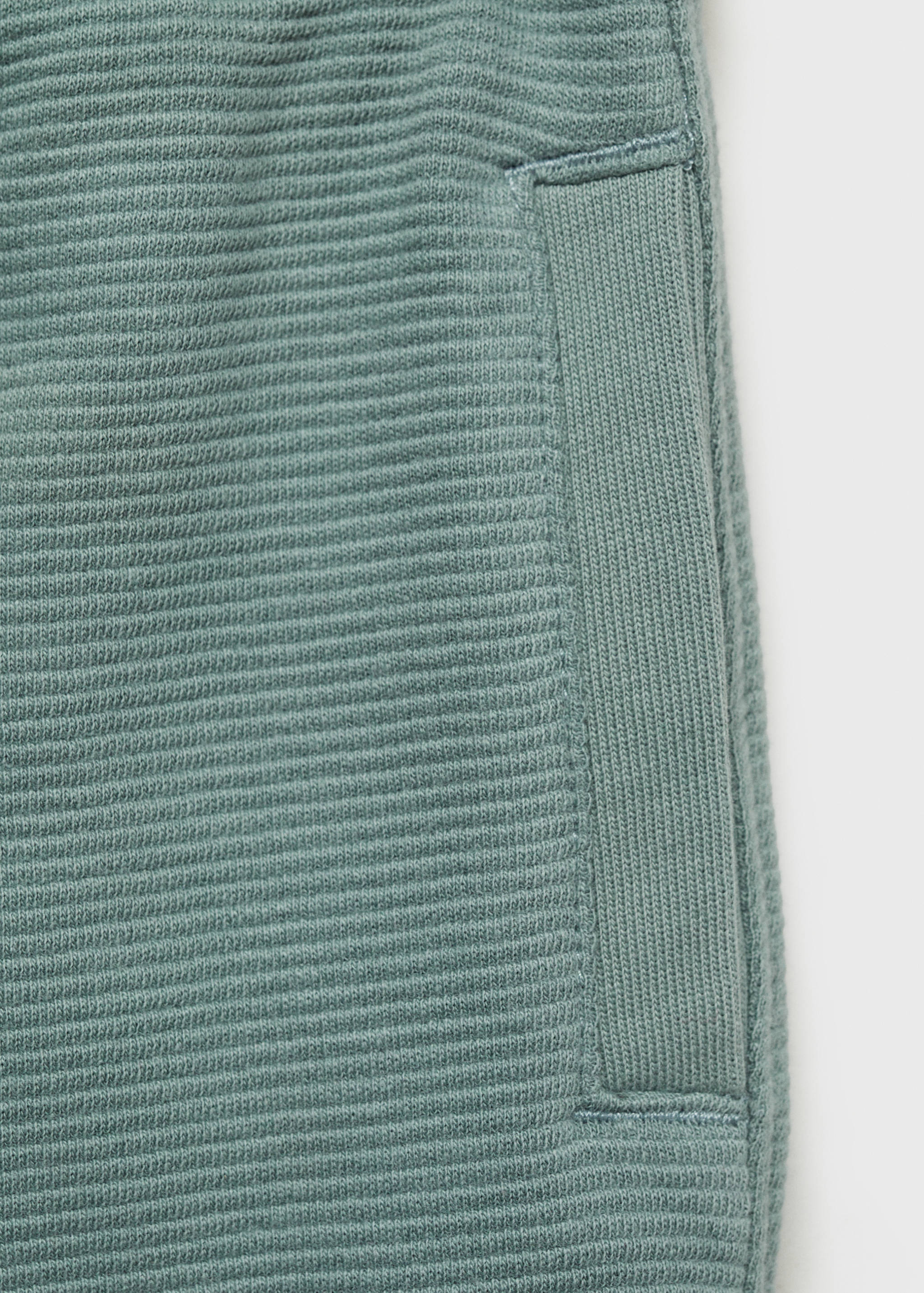 Cotton jogger-style trousers - Details of the article 0