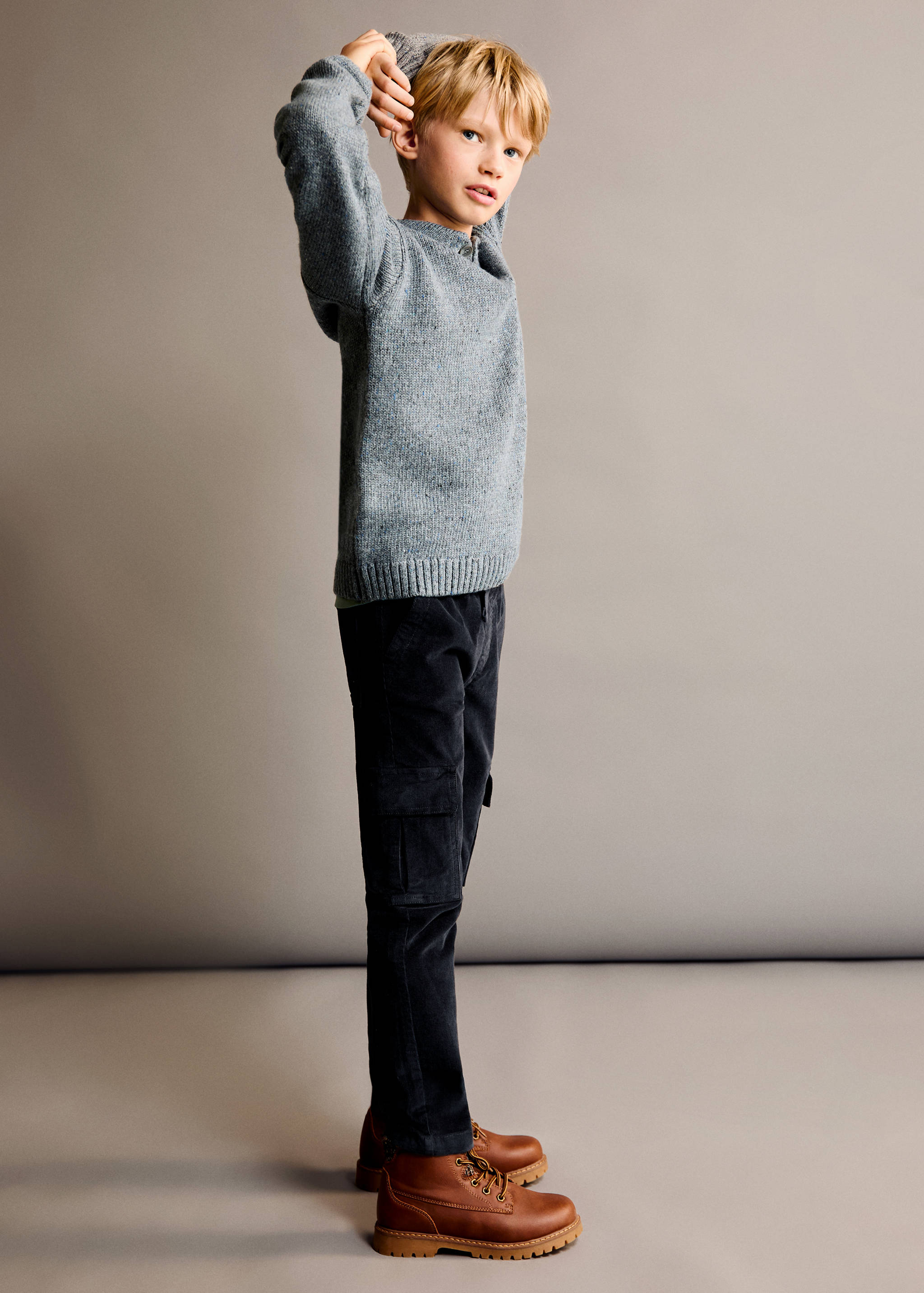 Pantalon cargo velours côtelé - Détail de l'article 2