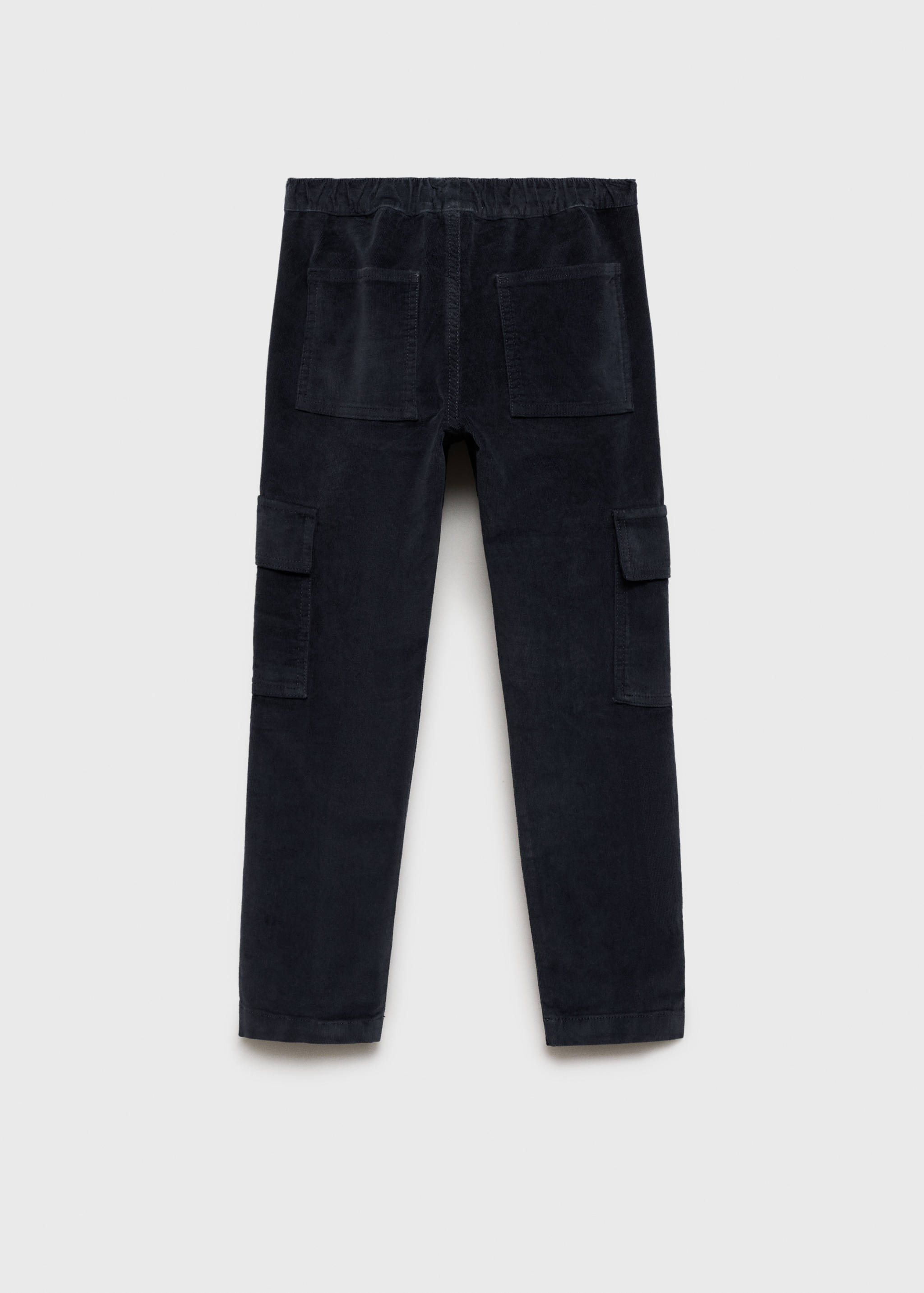 Pantalon cargo velours côtelé - Verso de l’article