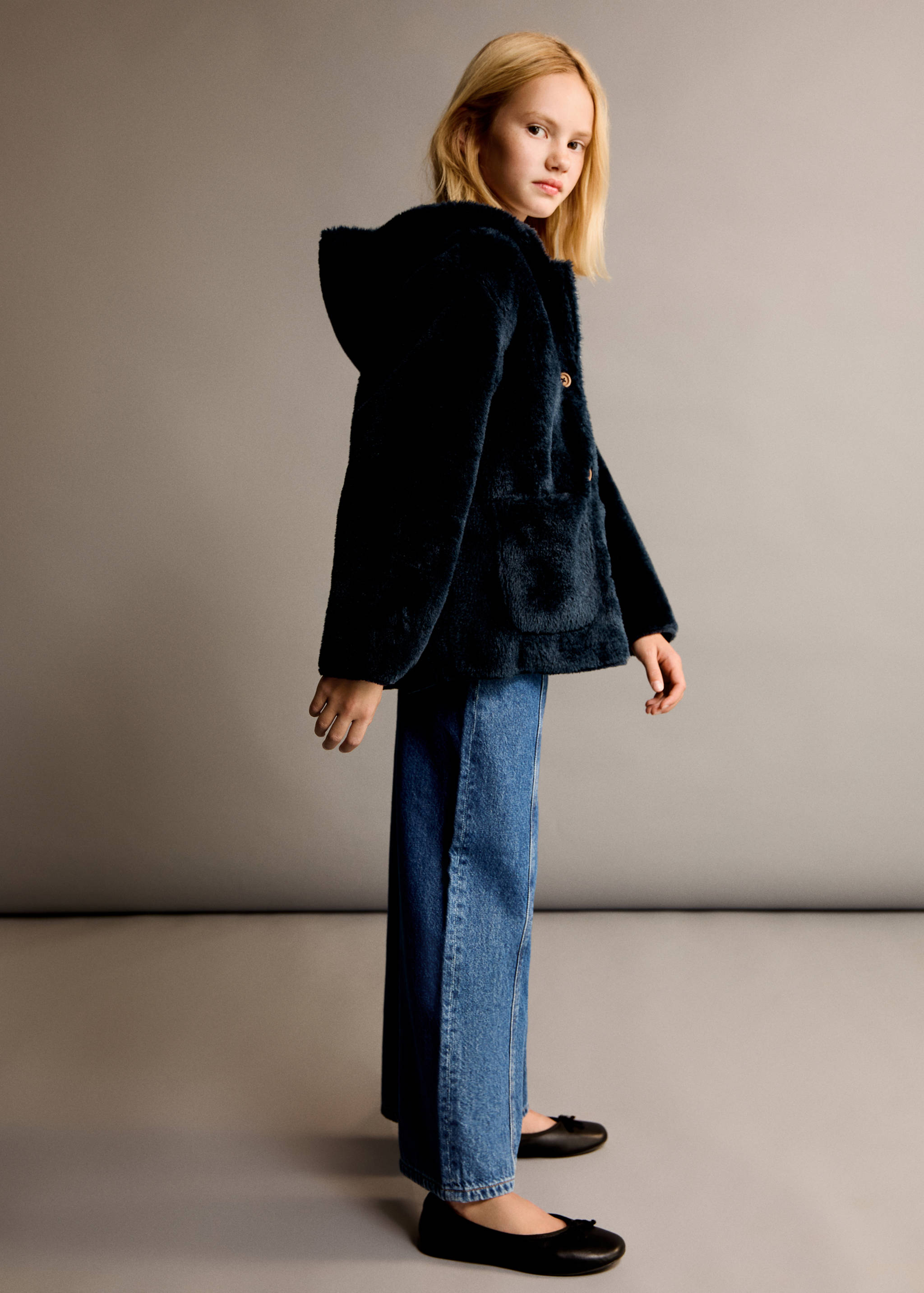 معطف بتأثير الفرو - رؤية عامة