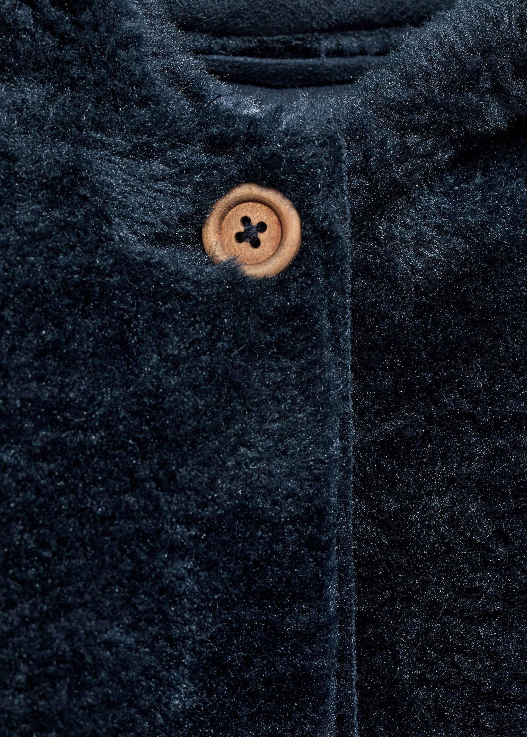 معطف بتأثير الفرو - تفاصيل المنتج 8