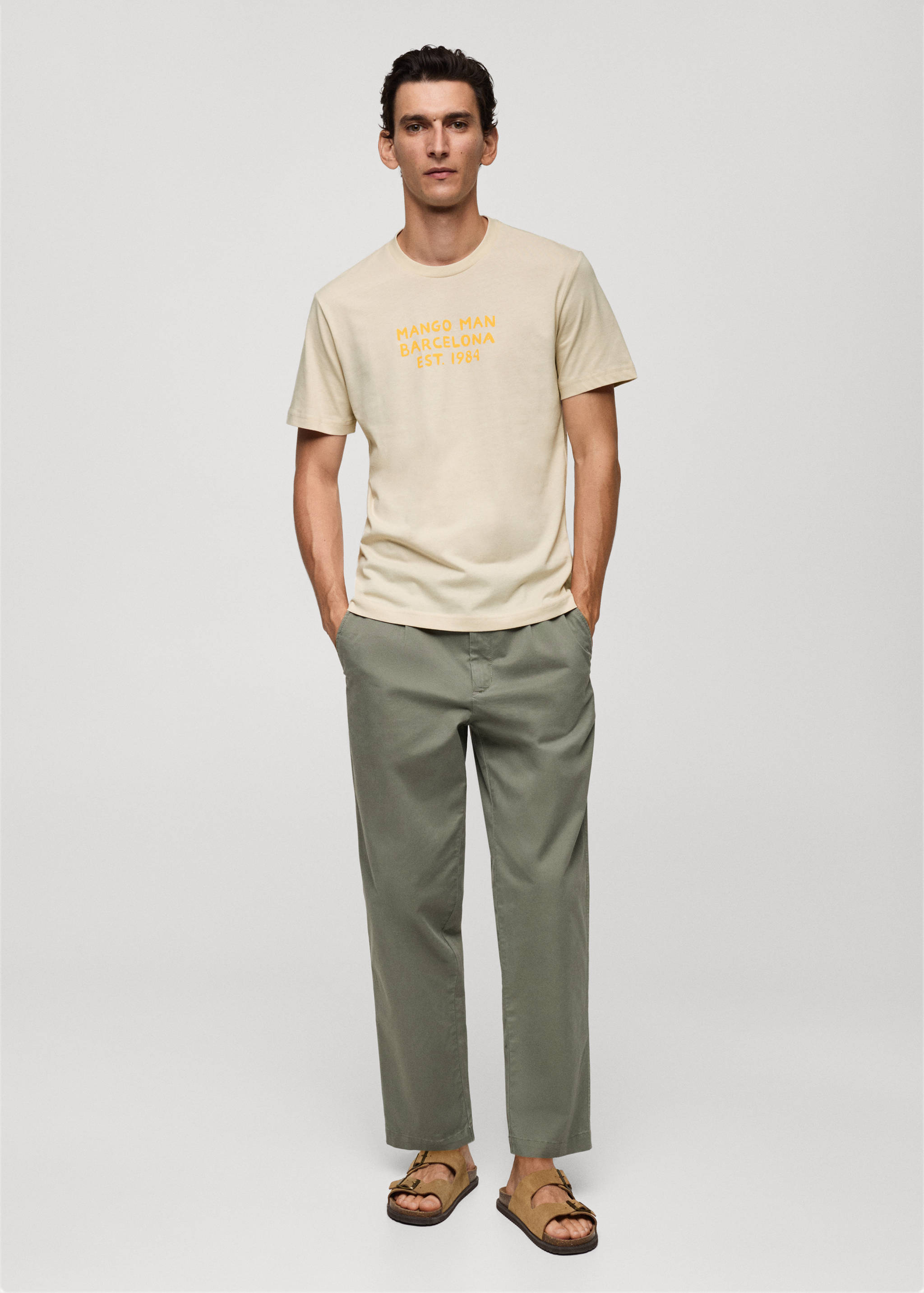 100% cotton t-shirt with logo - General plane