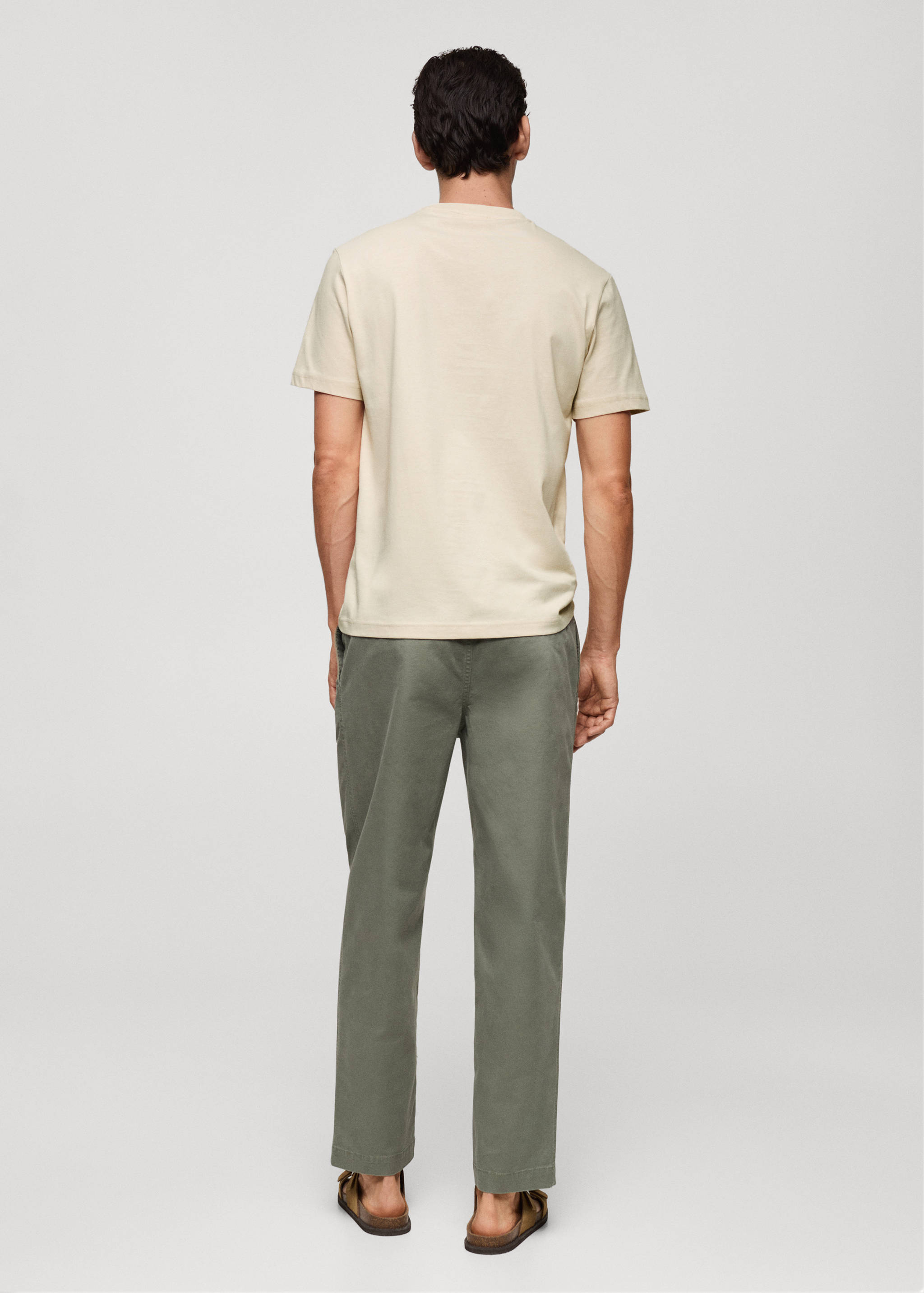 100% cotton t-shirt with logo - Reverse of the article