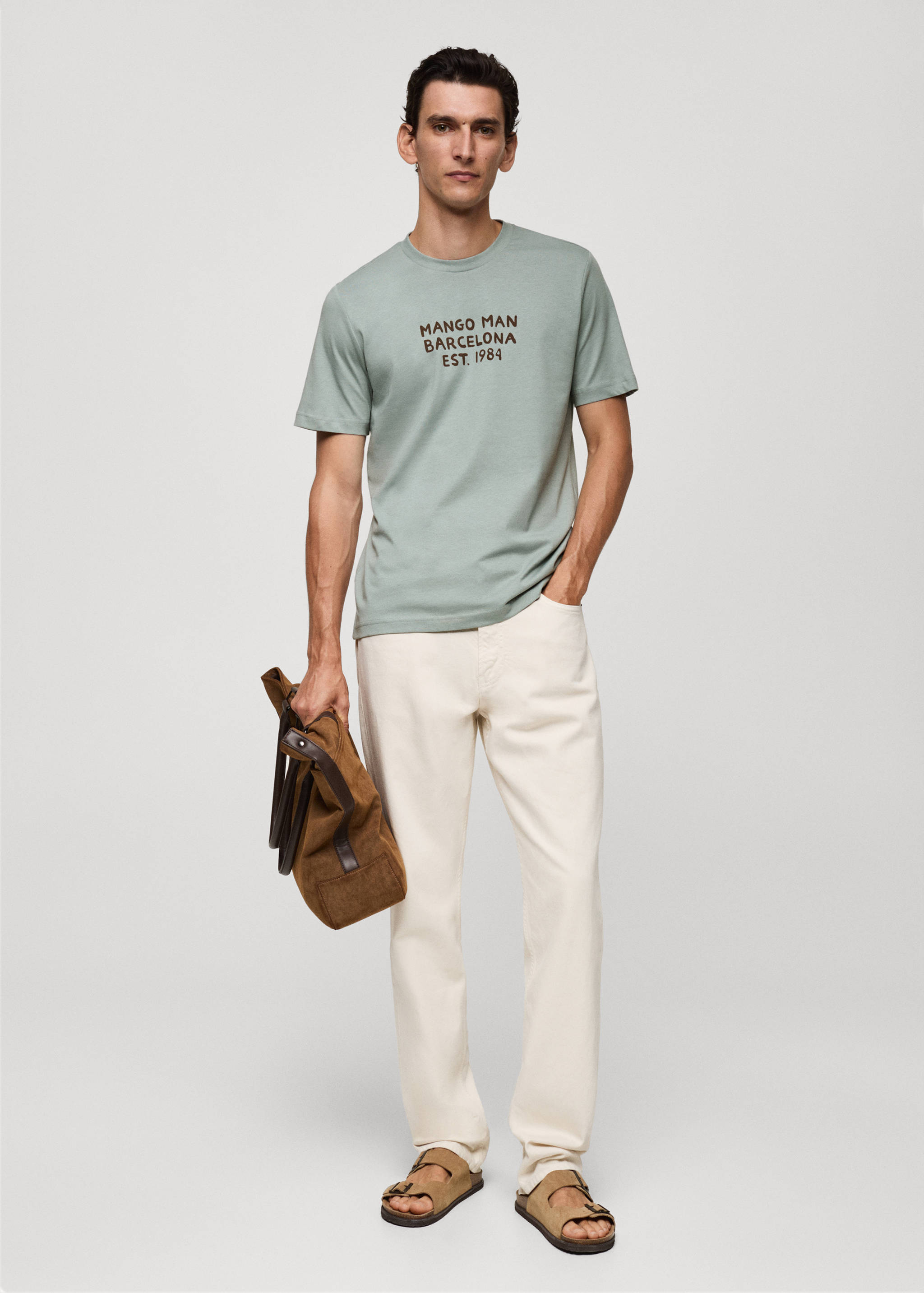 100% cotton t-shirt with logo - General plane