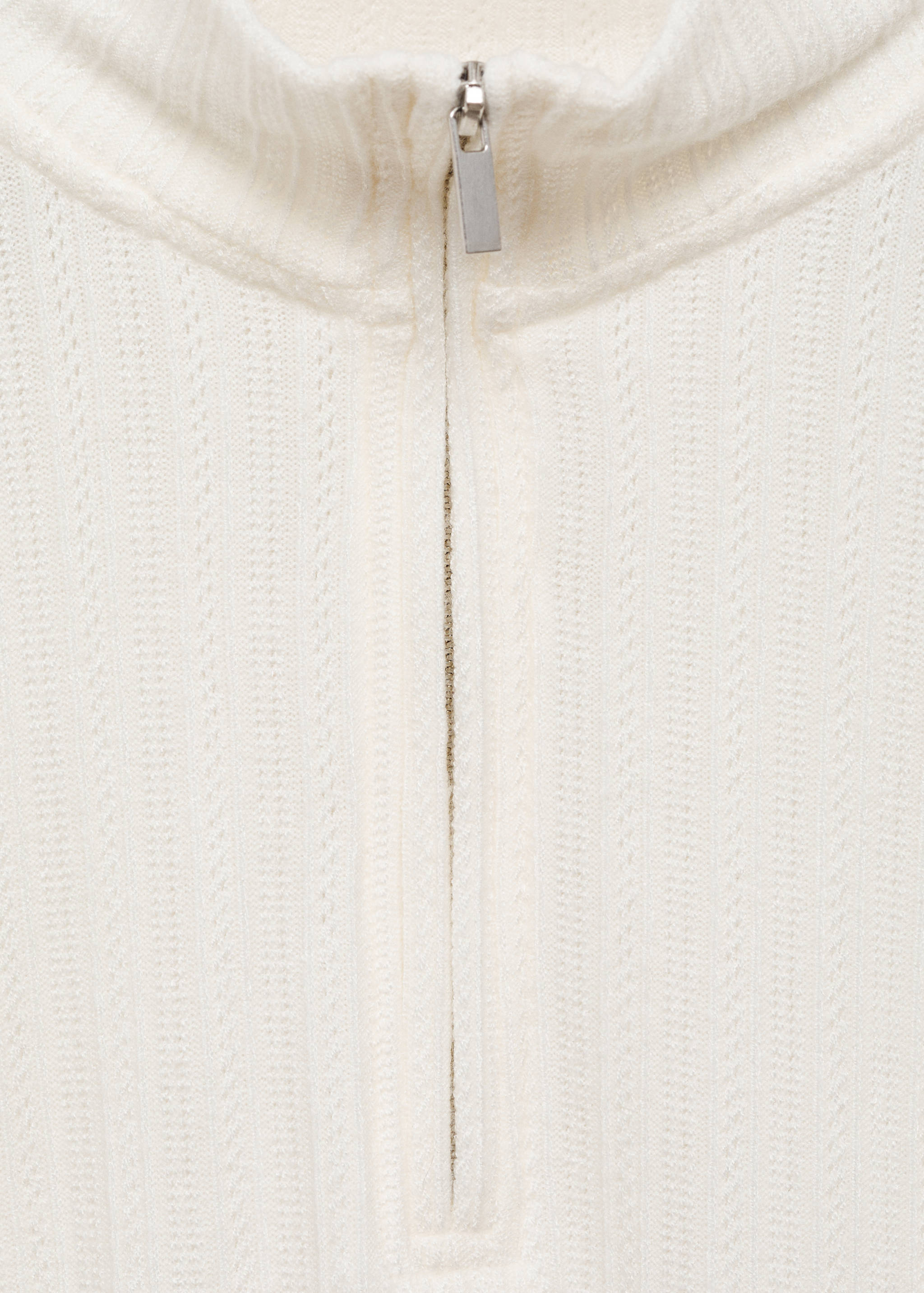Zip knit sweater - Details of the article 8