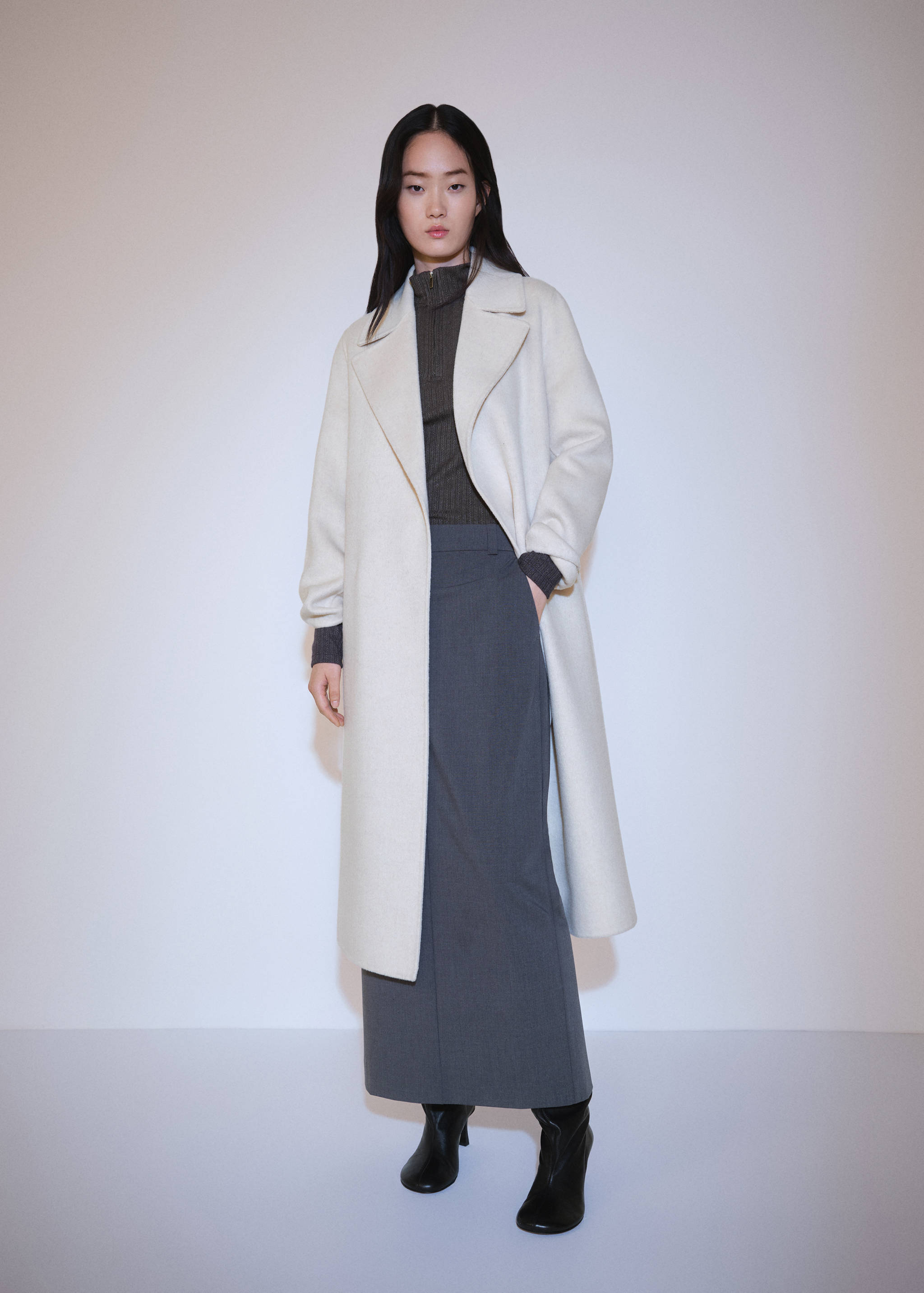 Zip knit sweater - General plane