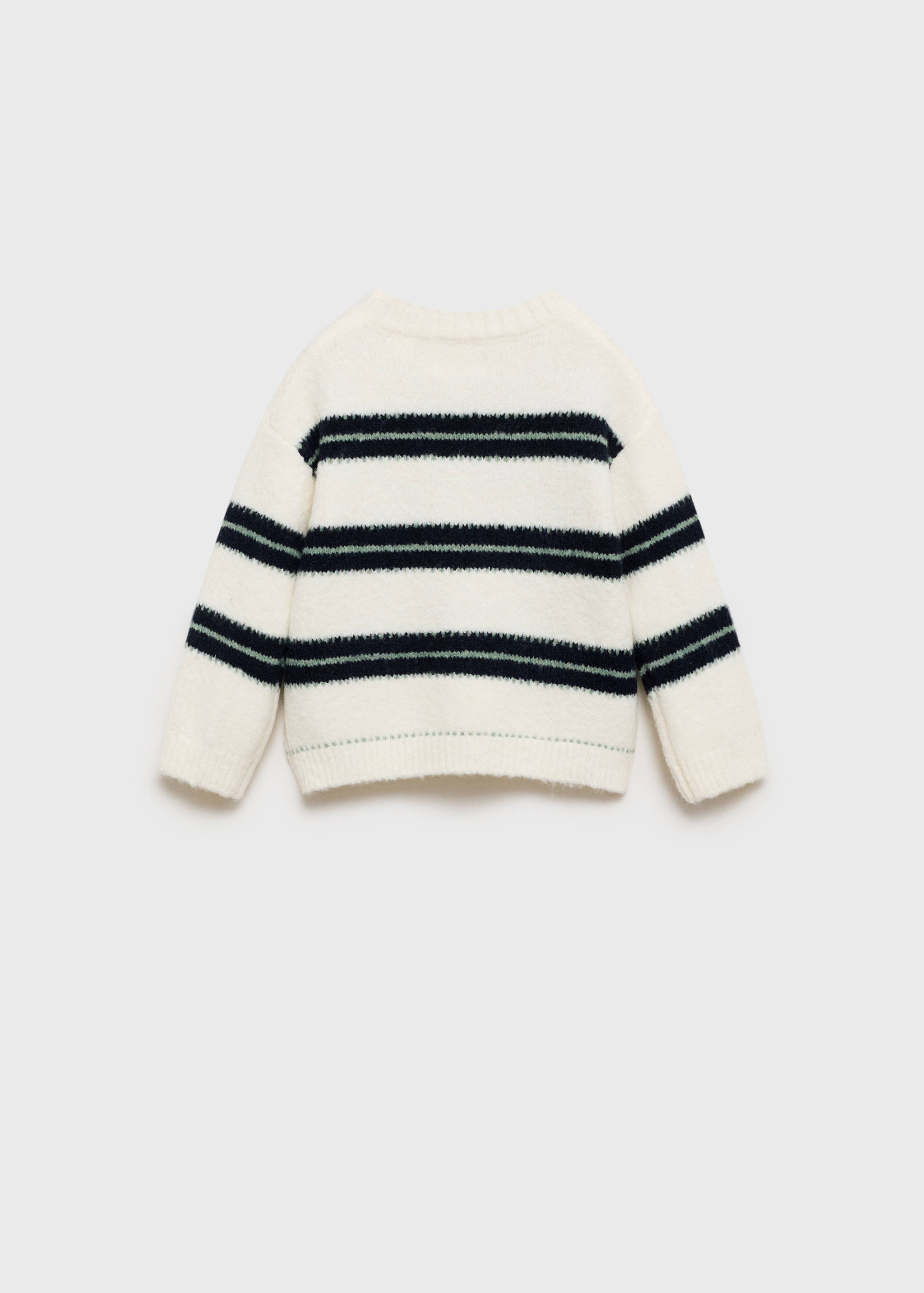 Knit striped sweater - Reverse of the article
