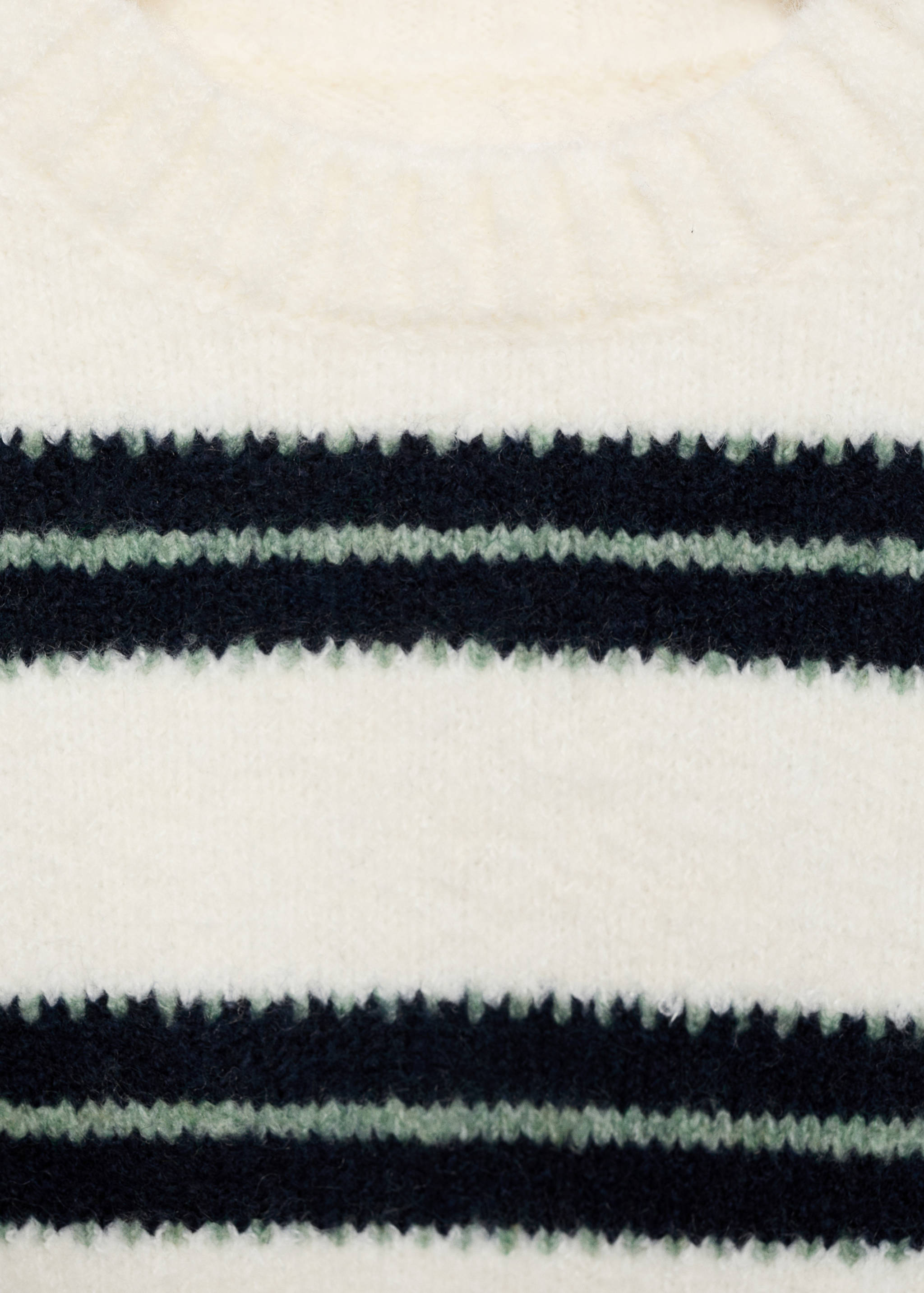 Knit striped sweater - Details of the article 8