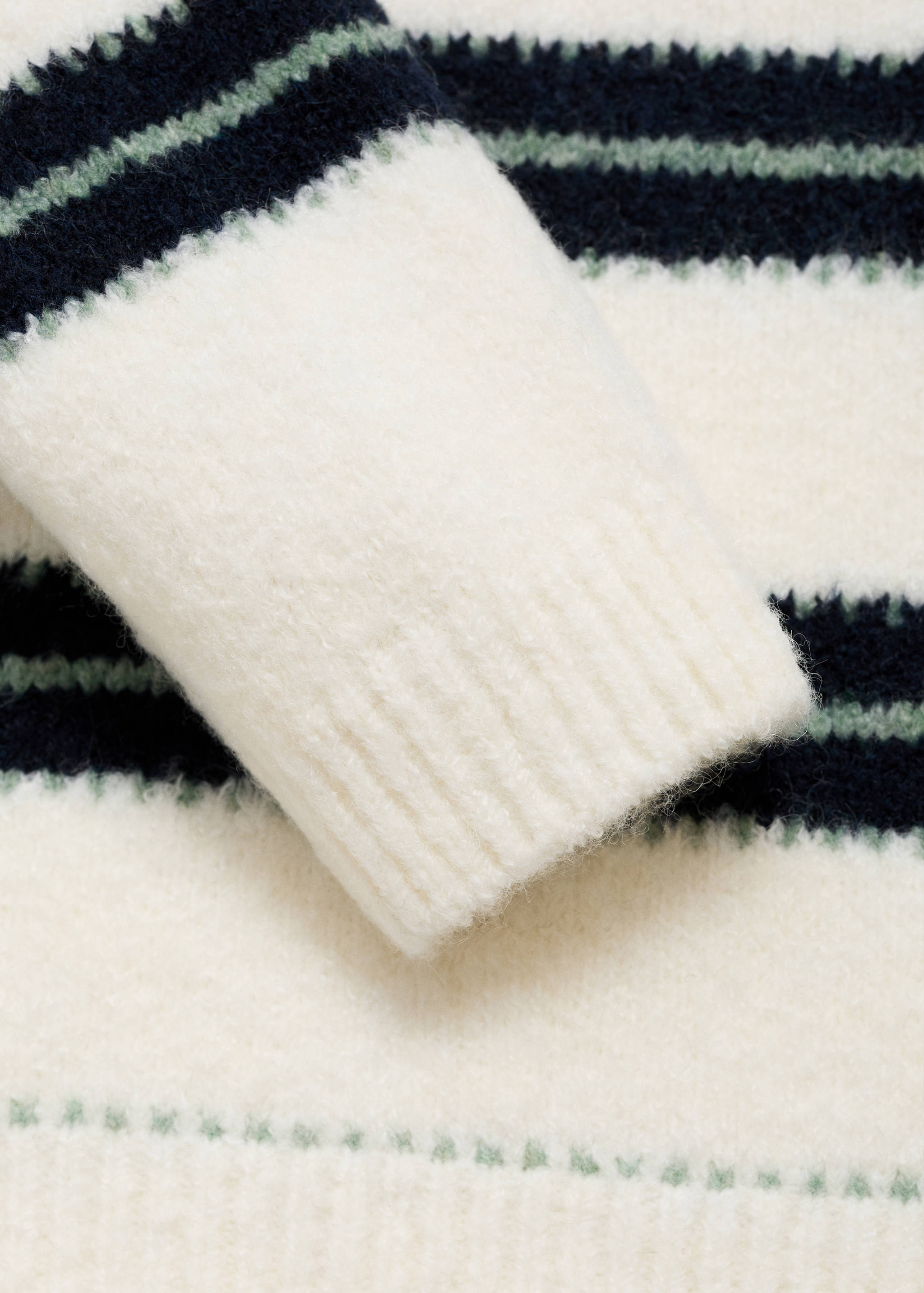 Knit striped sweater - Details of the article 0