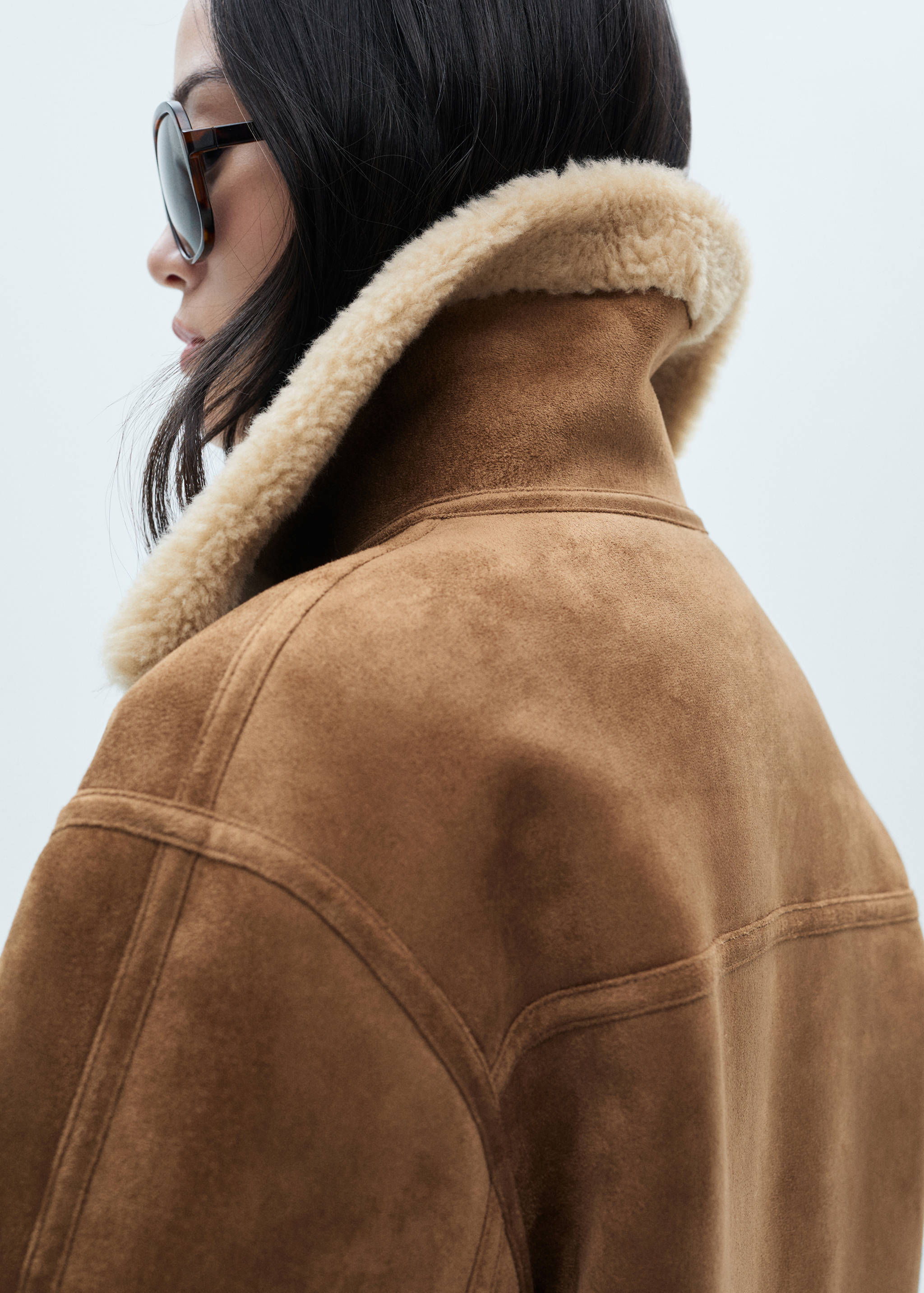 Double-faced faux-leather jacket - Details of the article 6