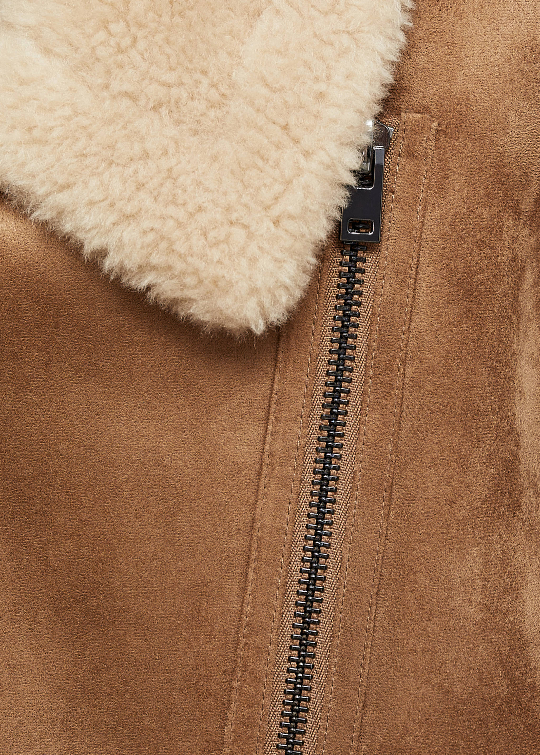 Double-faced faux-leather jacket - Details of the article 8