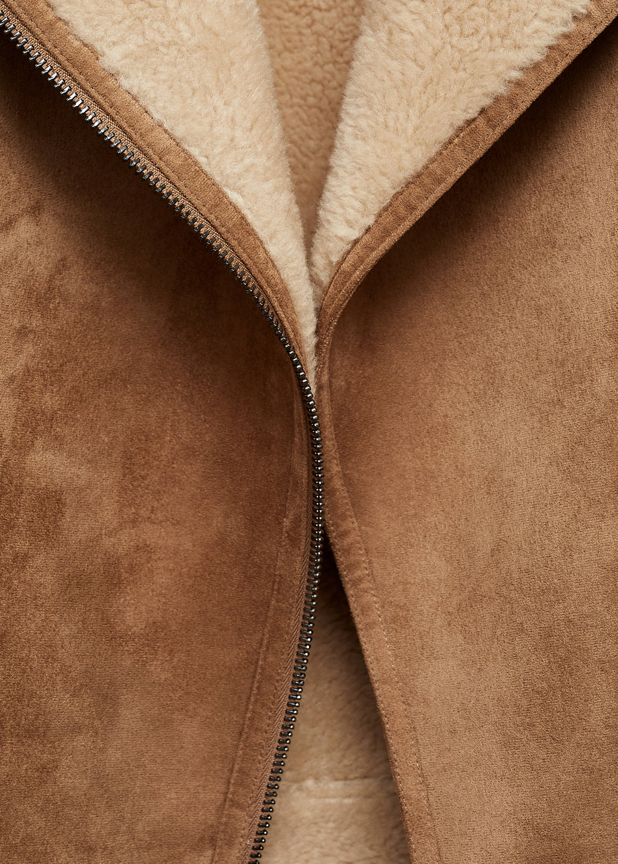 Double-faced faux-leather jacket - Details of the article 0