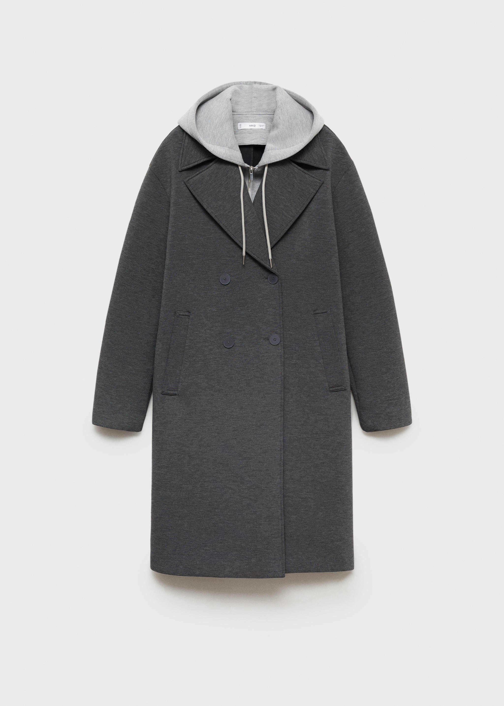 Combined coat with hood - Article without model