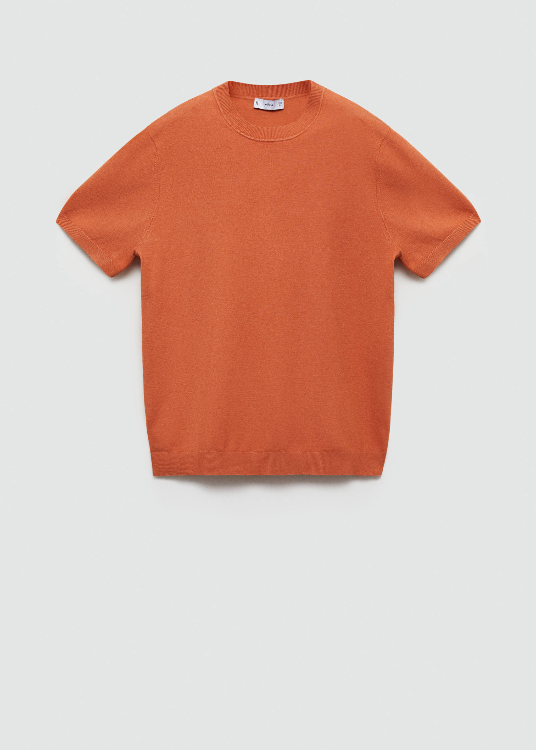 Finstrikket t-skjorte, regular-fit - Artikkel uten modell