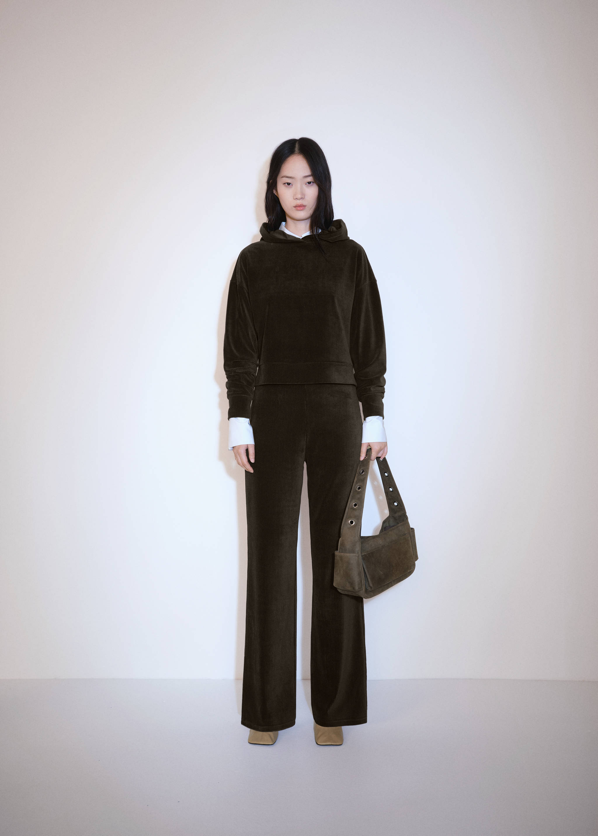 Pantalon droit velours côtelé - Plan général