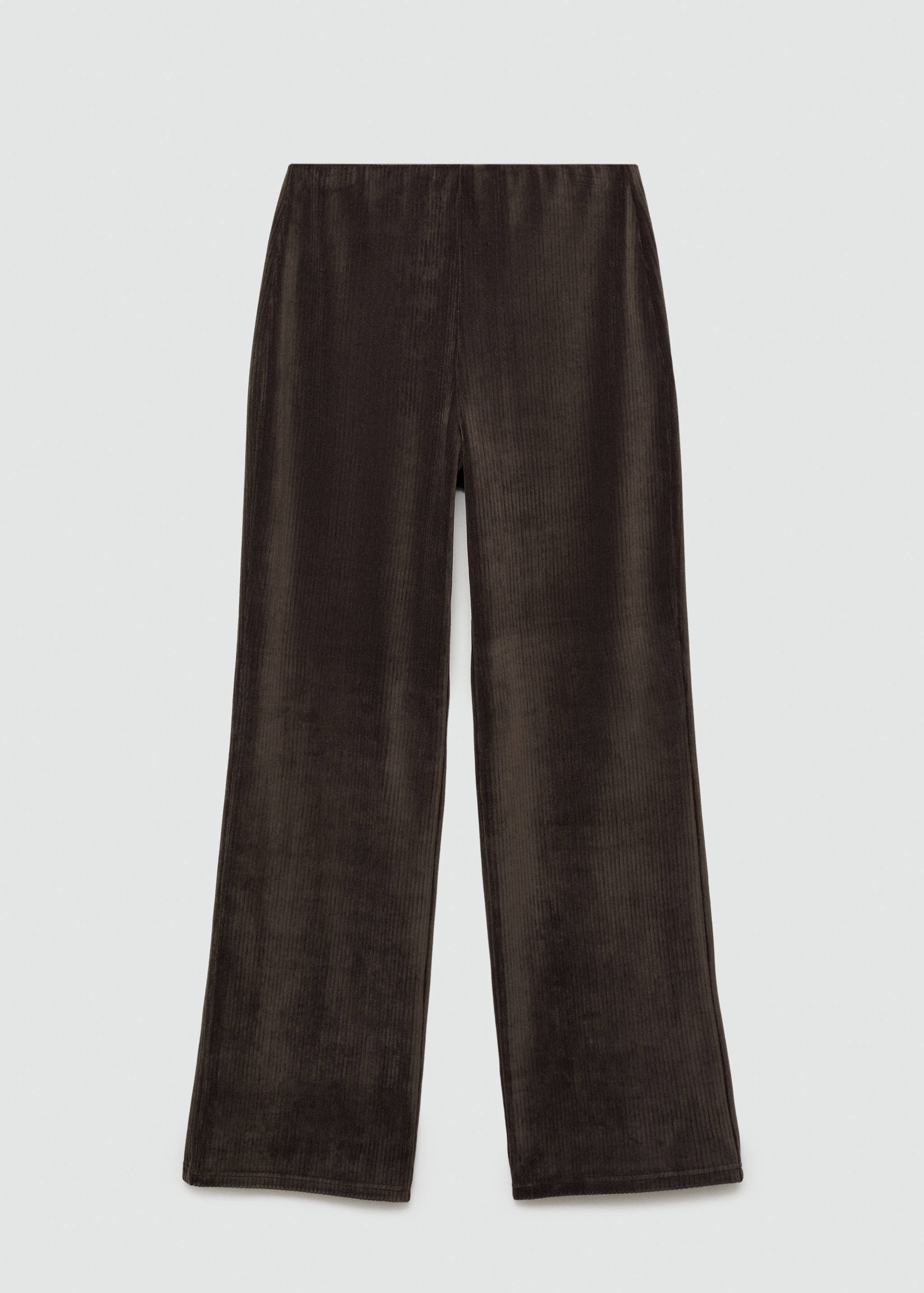 Corduroy straight pants - Article without model