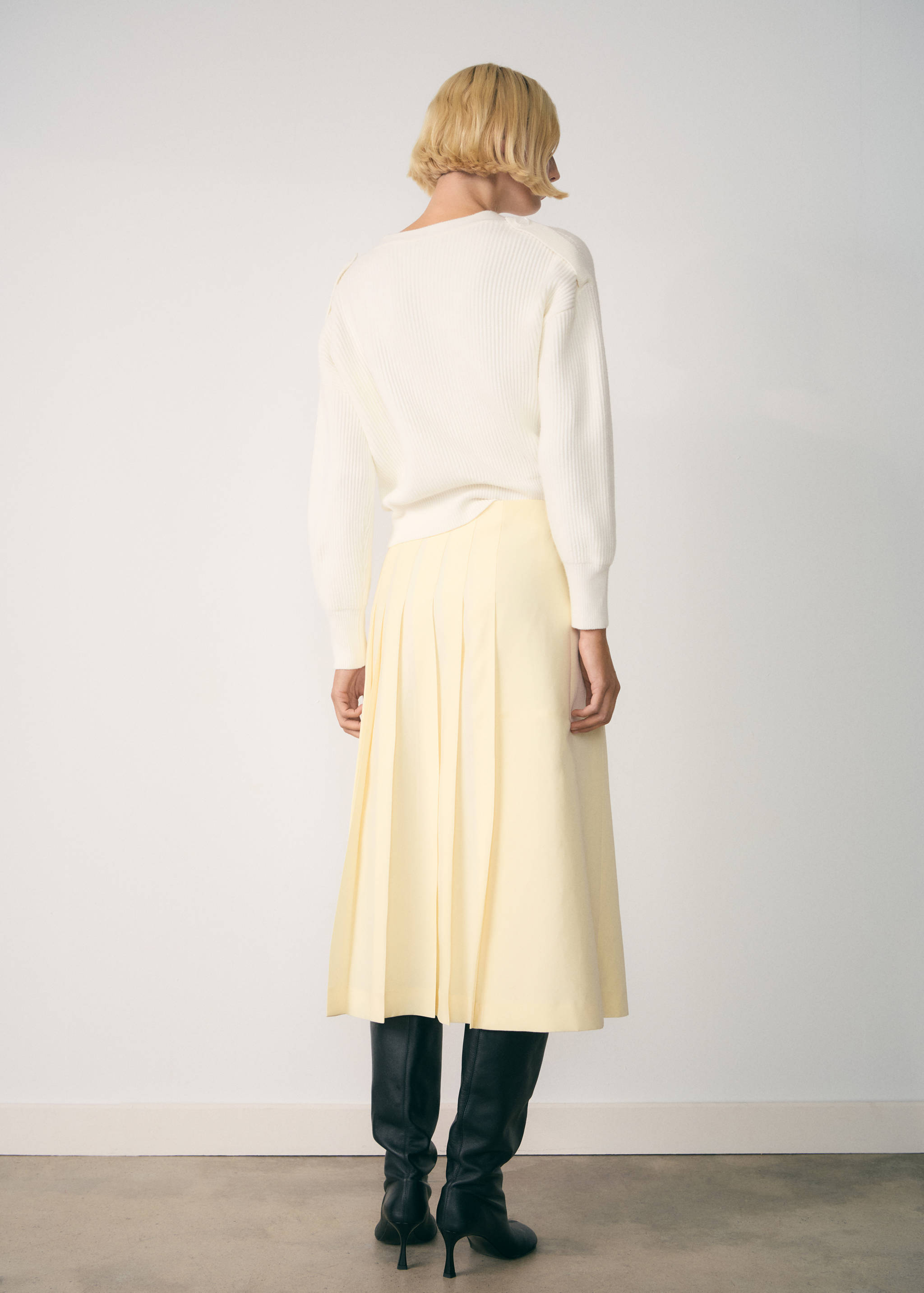 Cardigan lanière boutons - Verso de l’article