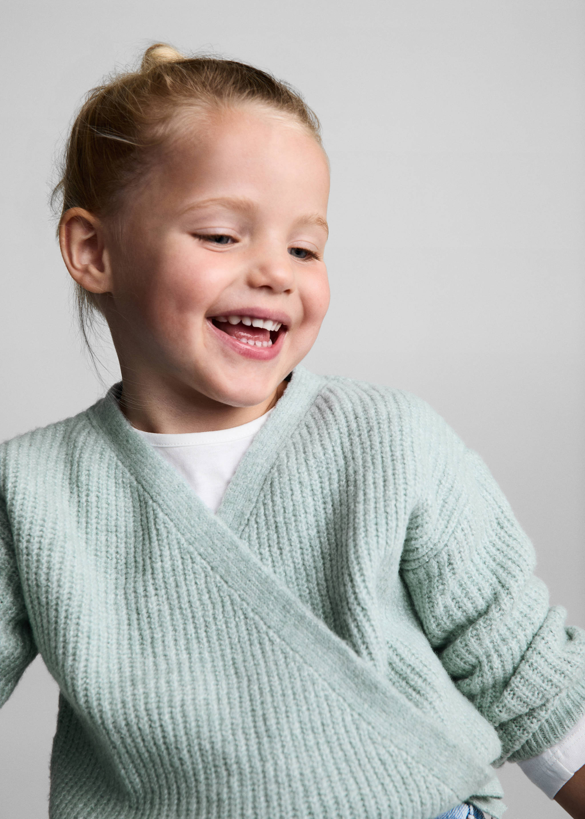 Cardigan cache-cœur nœud - Détail de l'article 1