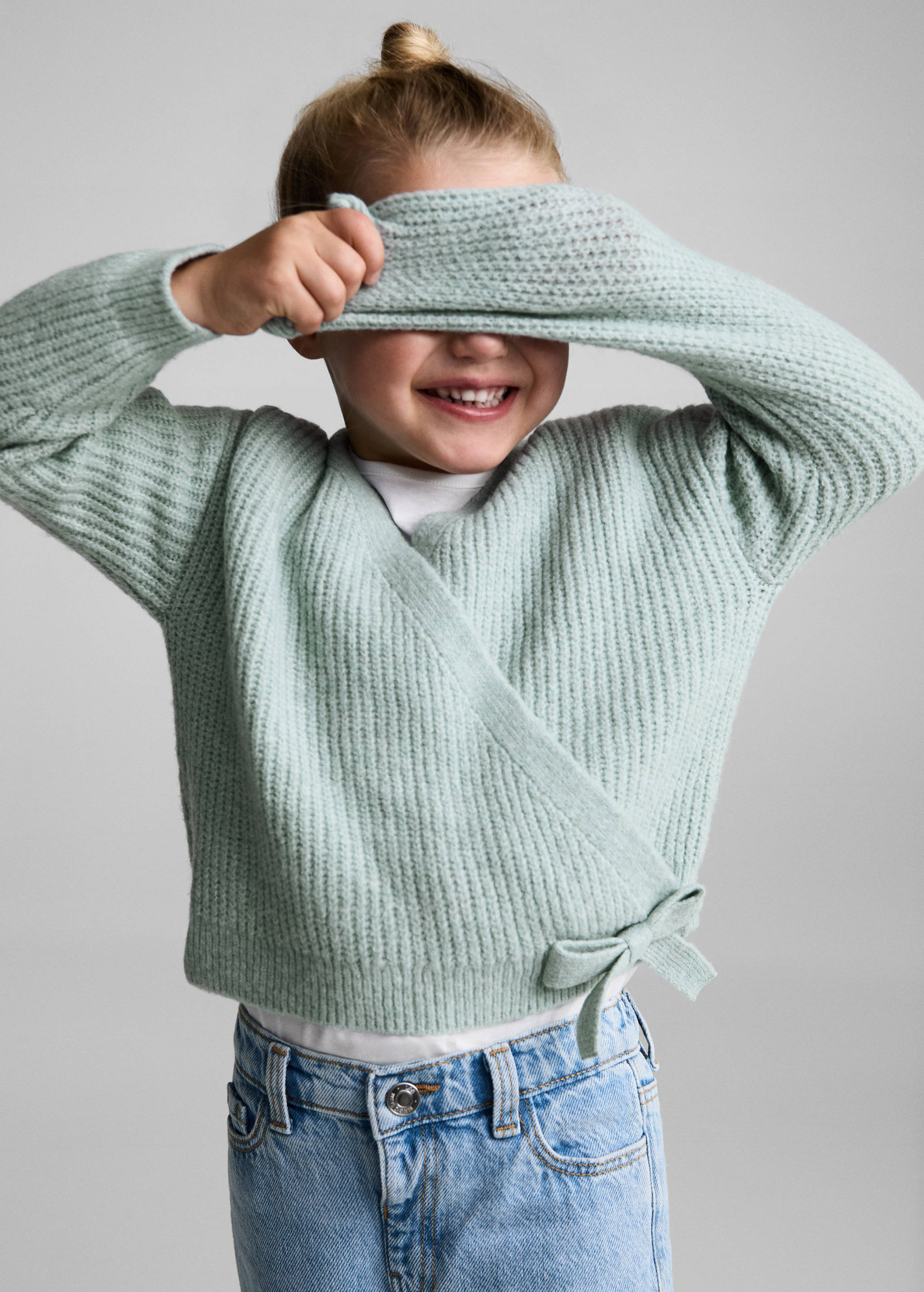 Cardigan cache-cœur nœud - Détail de l'article 4