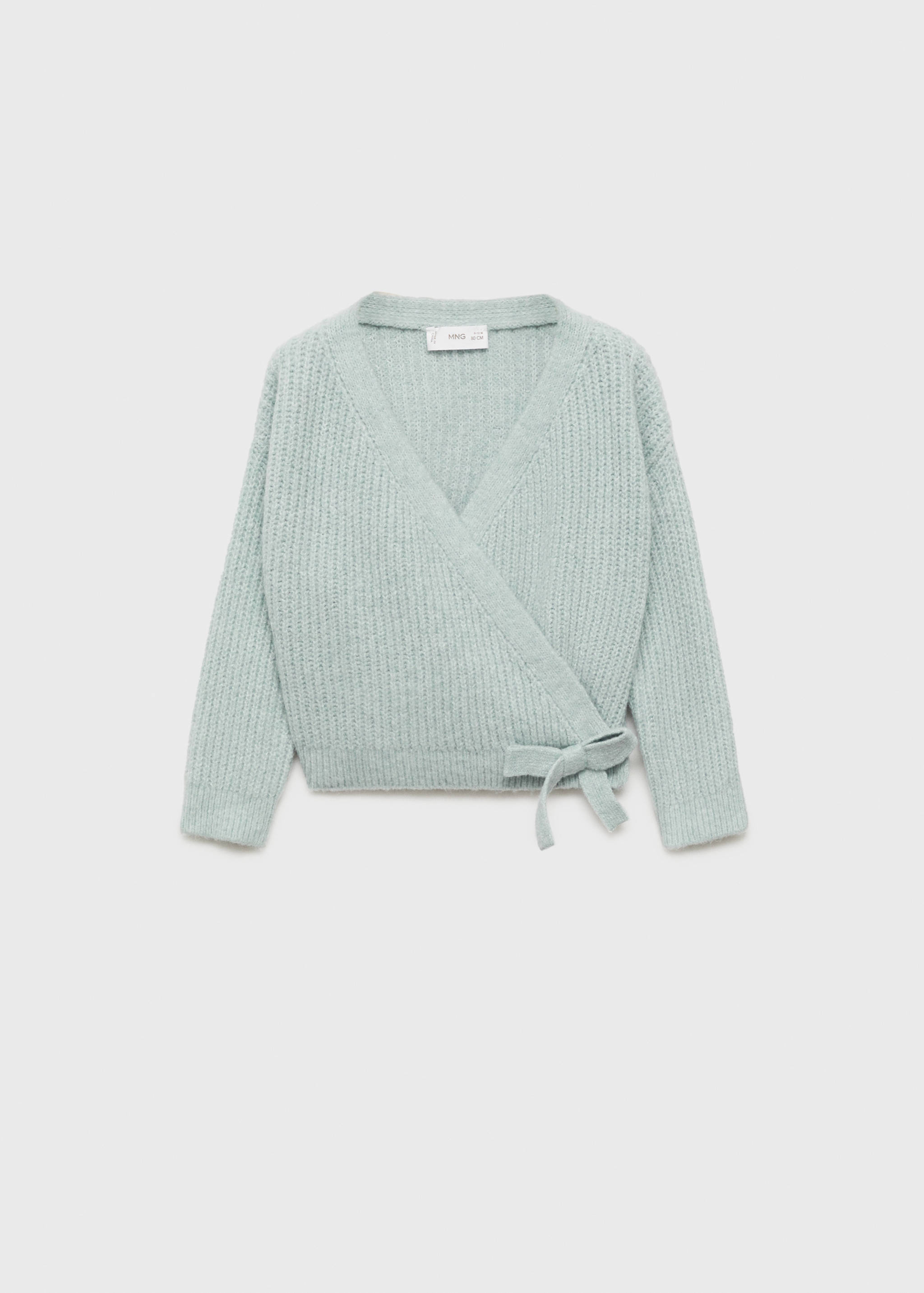 Cardigan cache-cœur nœud - Article sans modèle