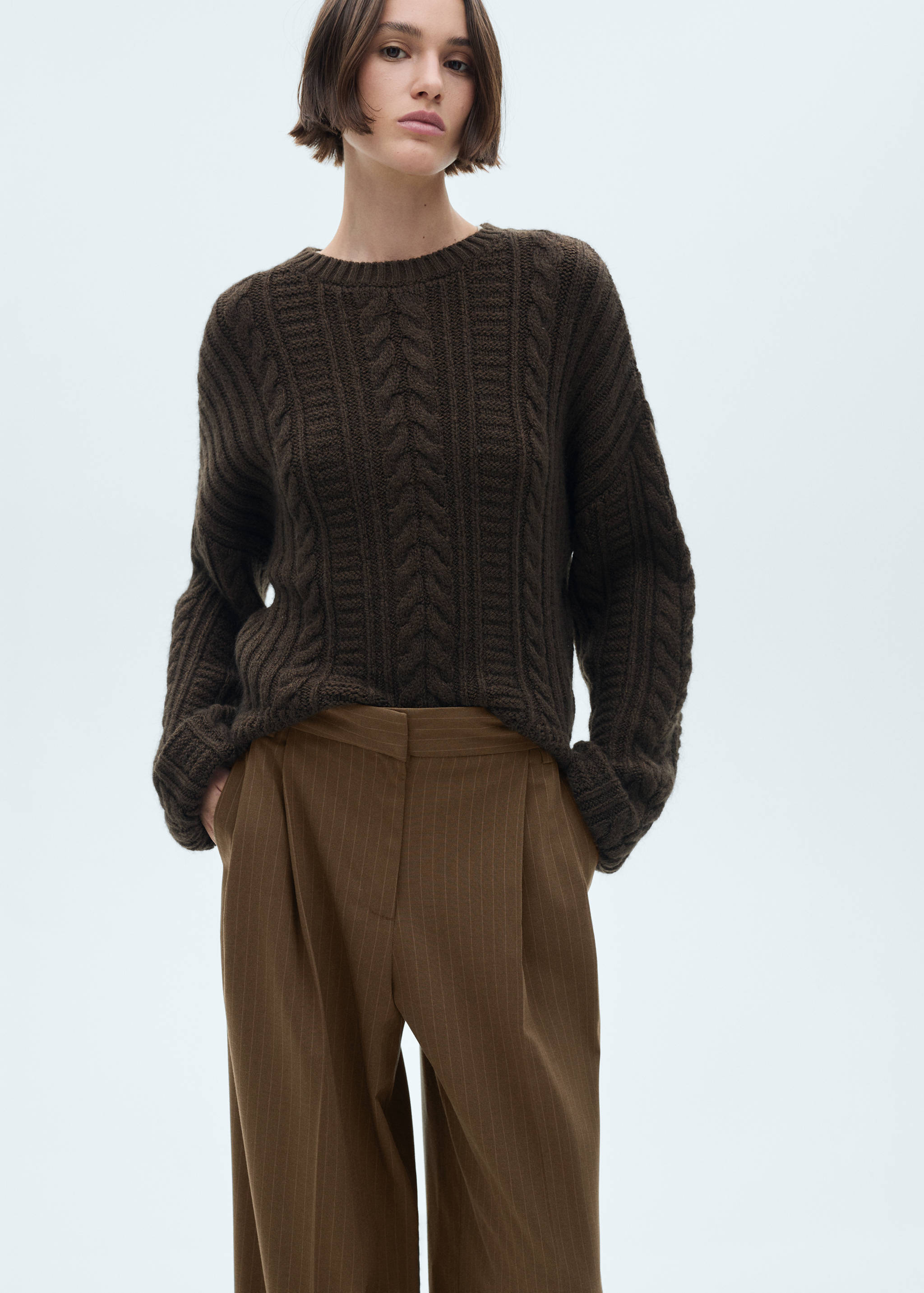 Chalk-stripe trousers - Details of the article 2