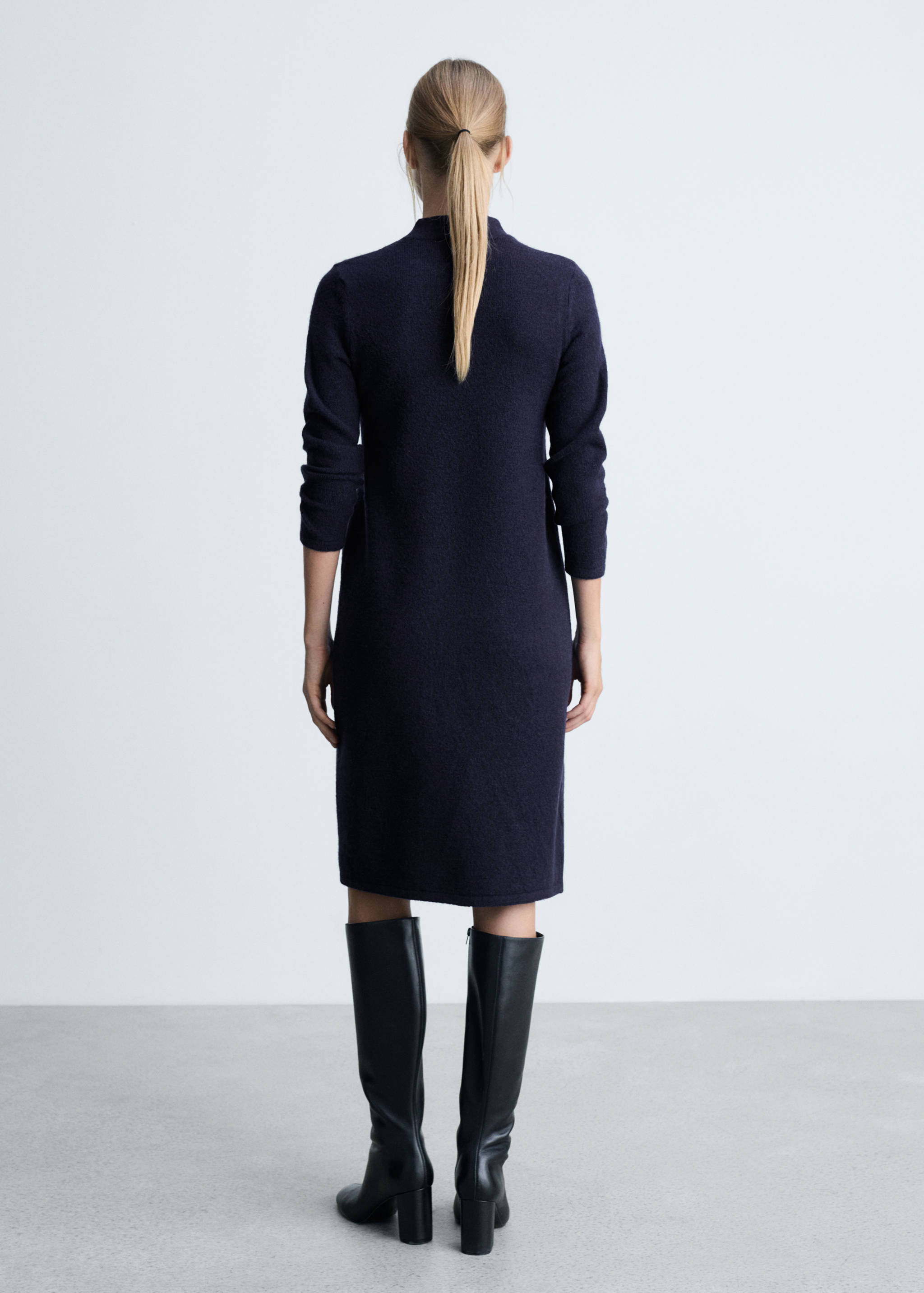Knit midi dress - Reverse of the article