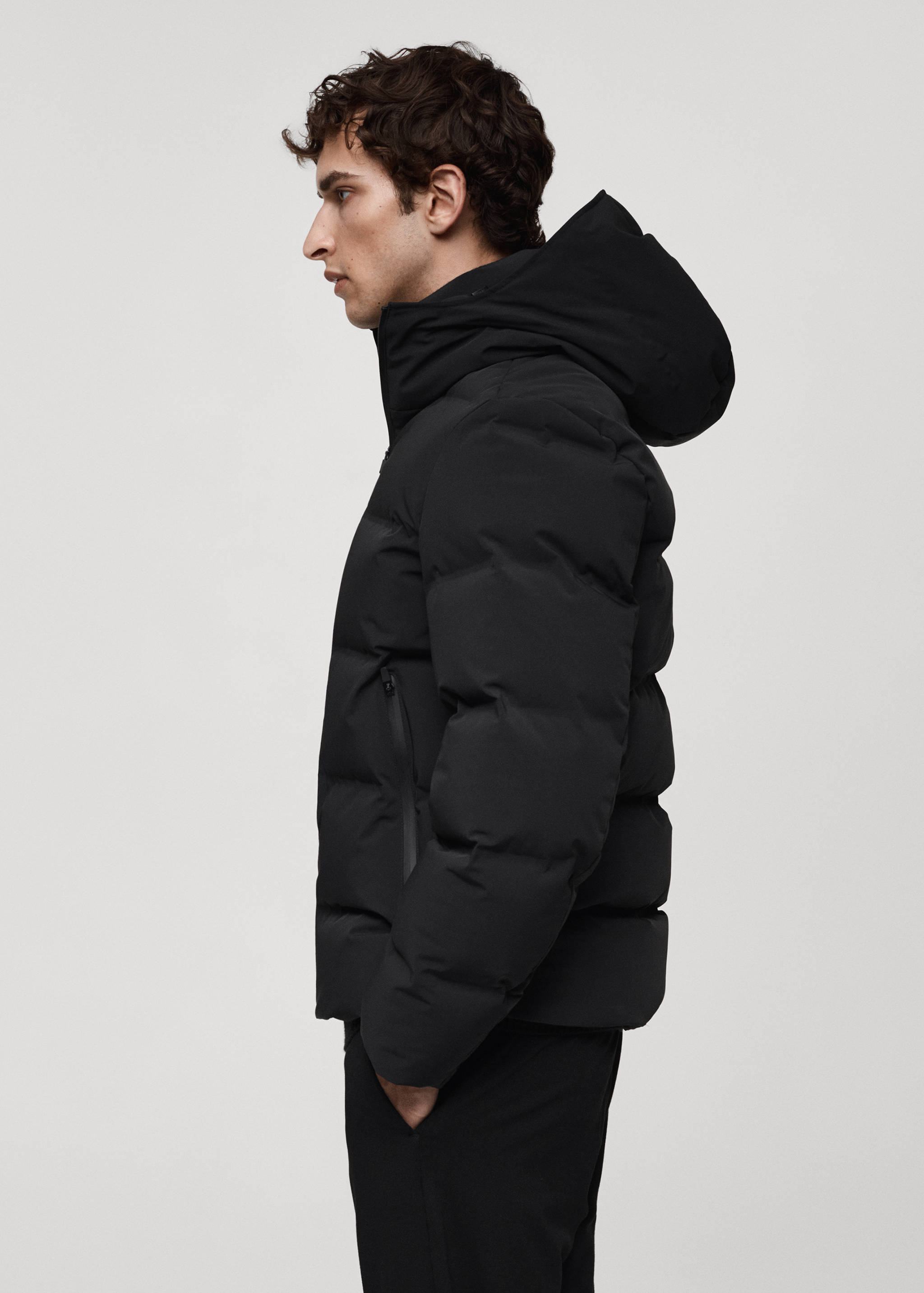 Anorak imperméable rembourrage duvet et plumes - Détail de l'article 2