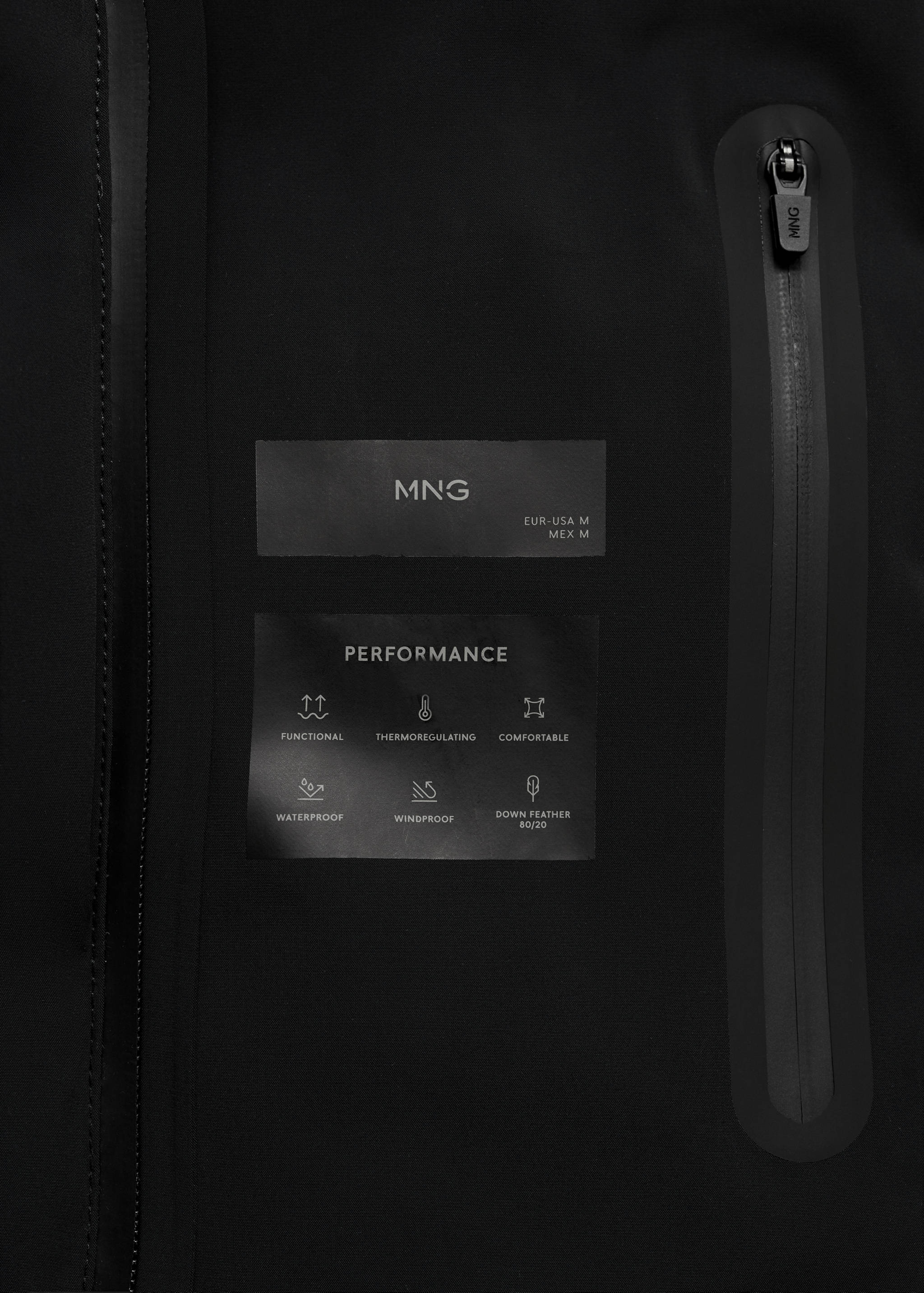 Anorak imperméable rembourrage duvet et plumes - Détail de l'article 0