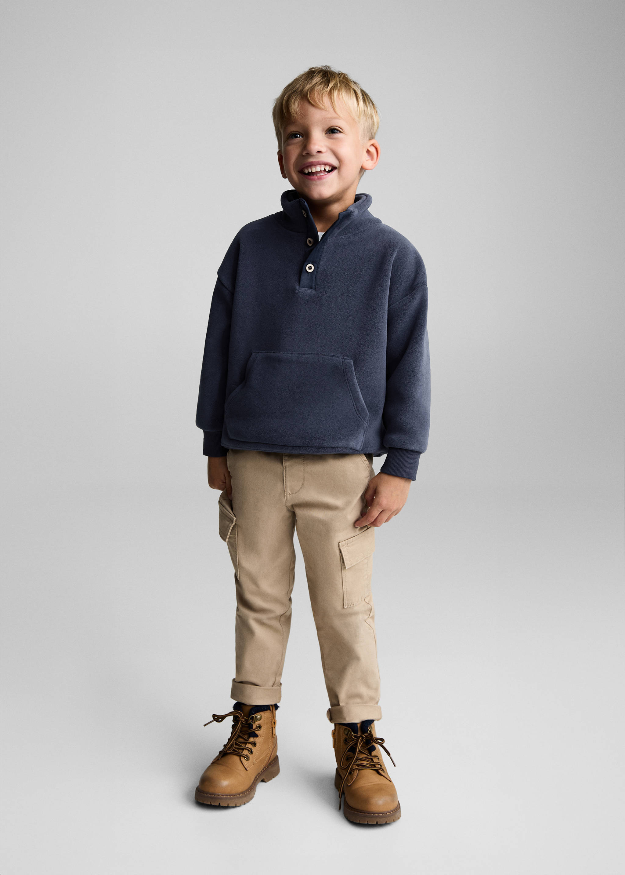 Sweat-shirt tissu polaire - Plan général