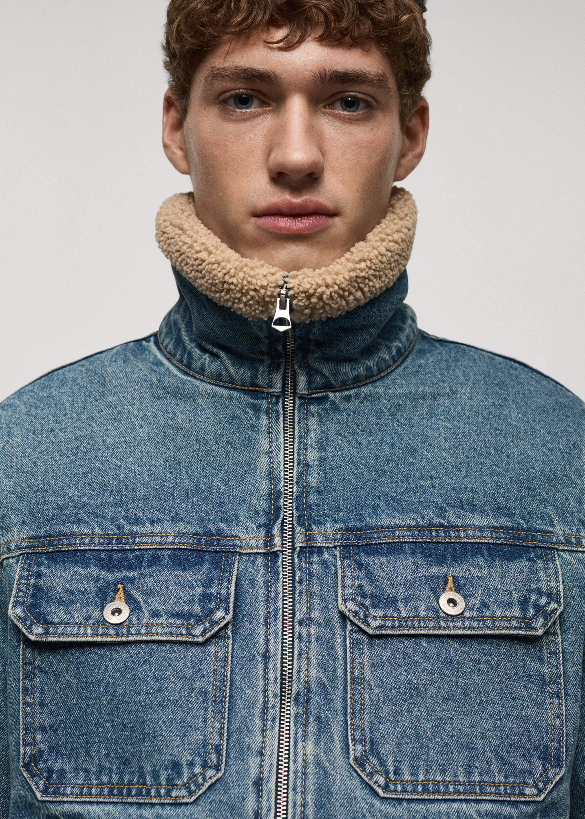 Cazadora vaquera detalles borreguito - Detalle del artículo 1