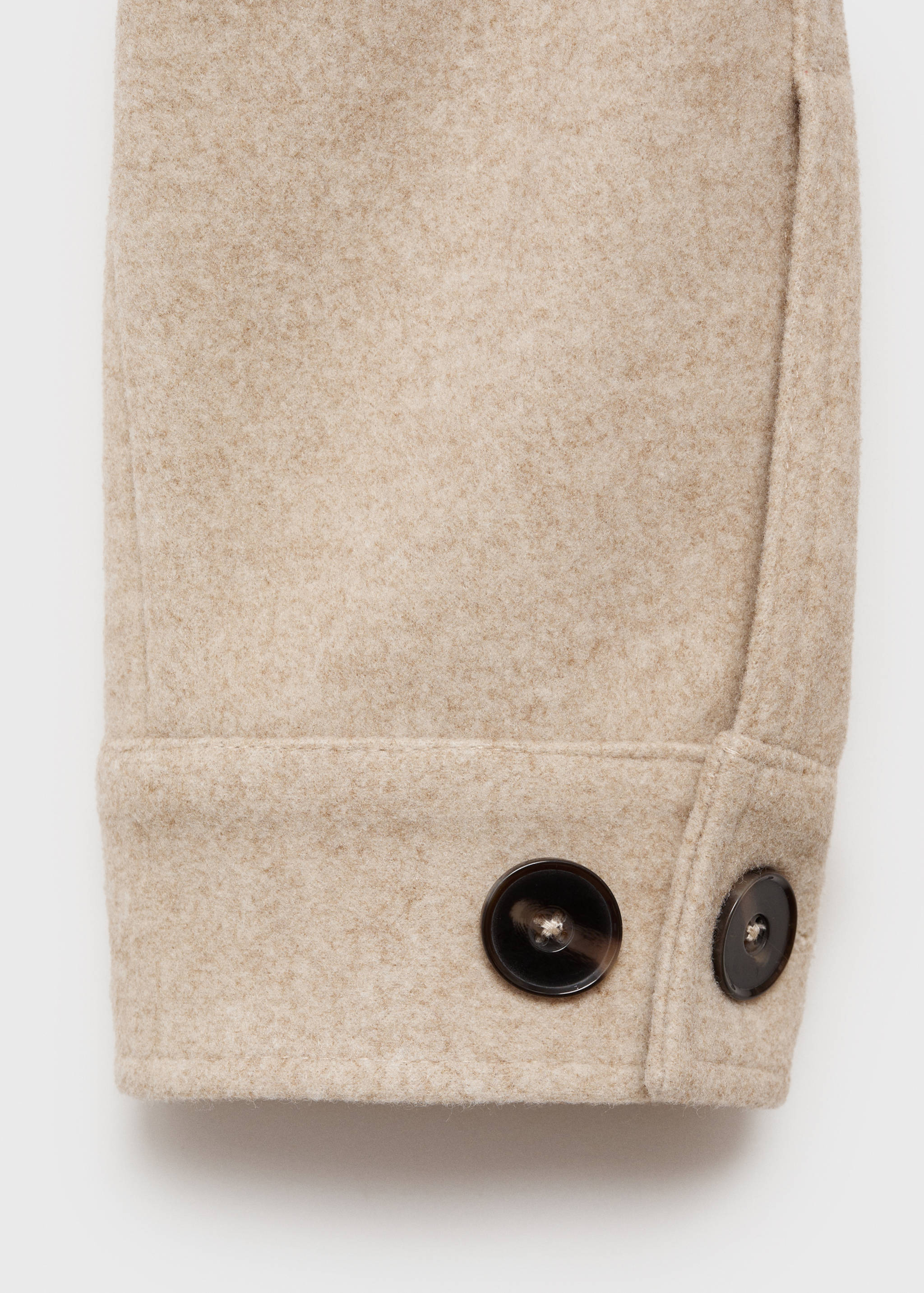 Regular fit flannel overshirt - Details of the article 0