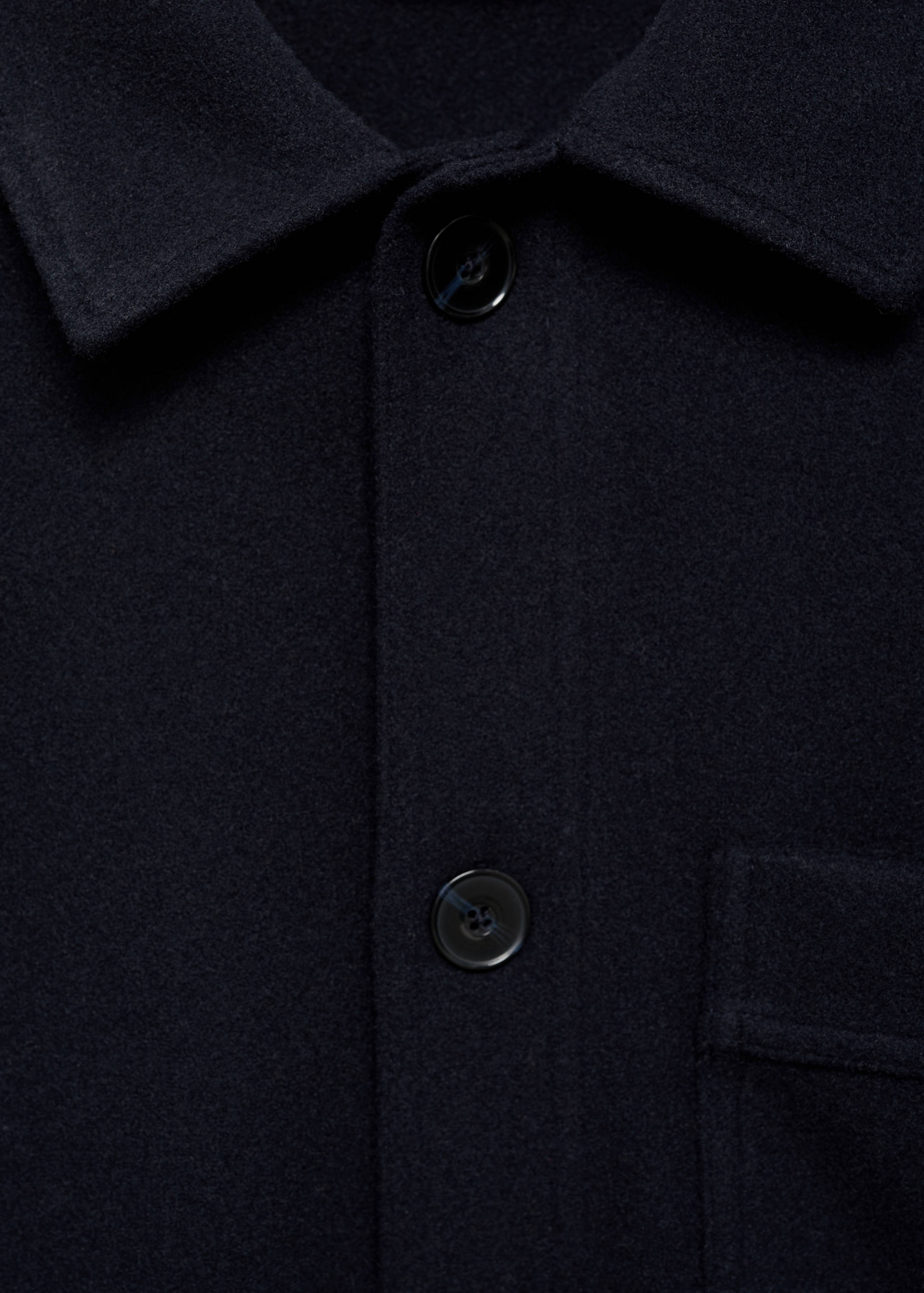 Regular fit flannel overshirt - Details of the article 8
