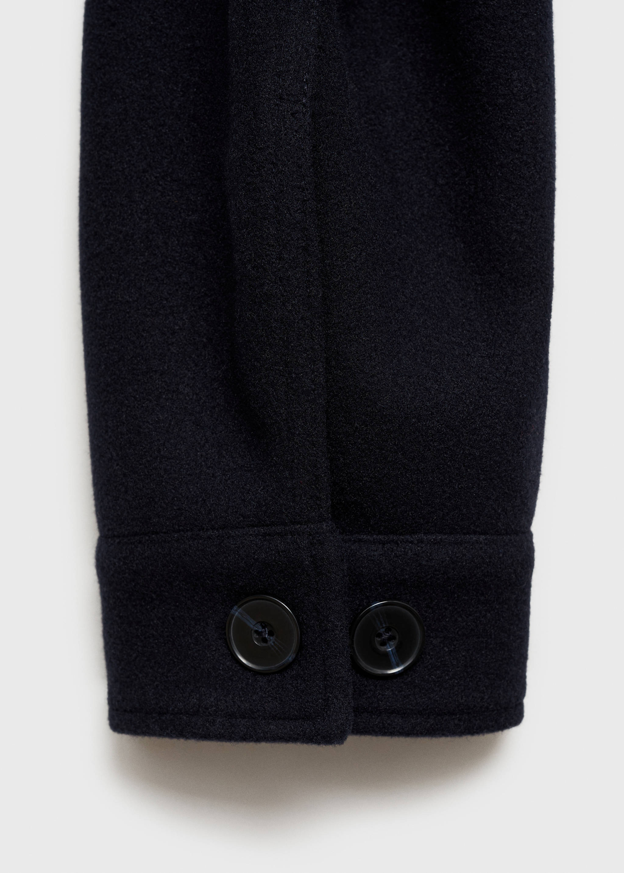 Regular fit flannel overshirt - Details of the article 0