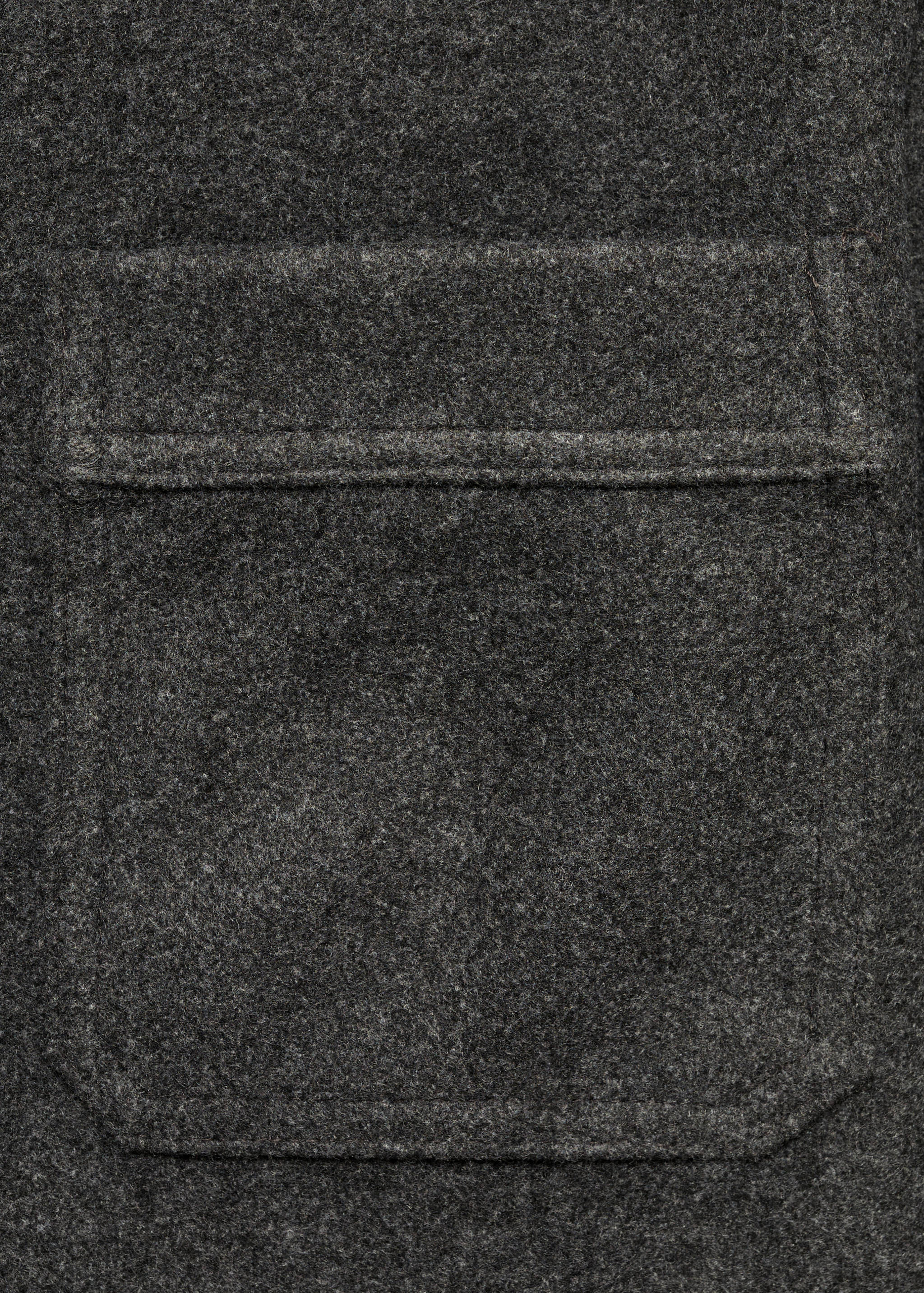 Regular fit flannel overshirt - Details of the article 8