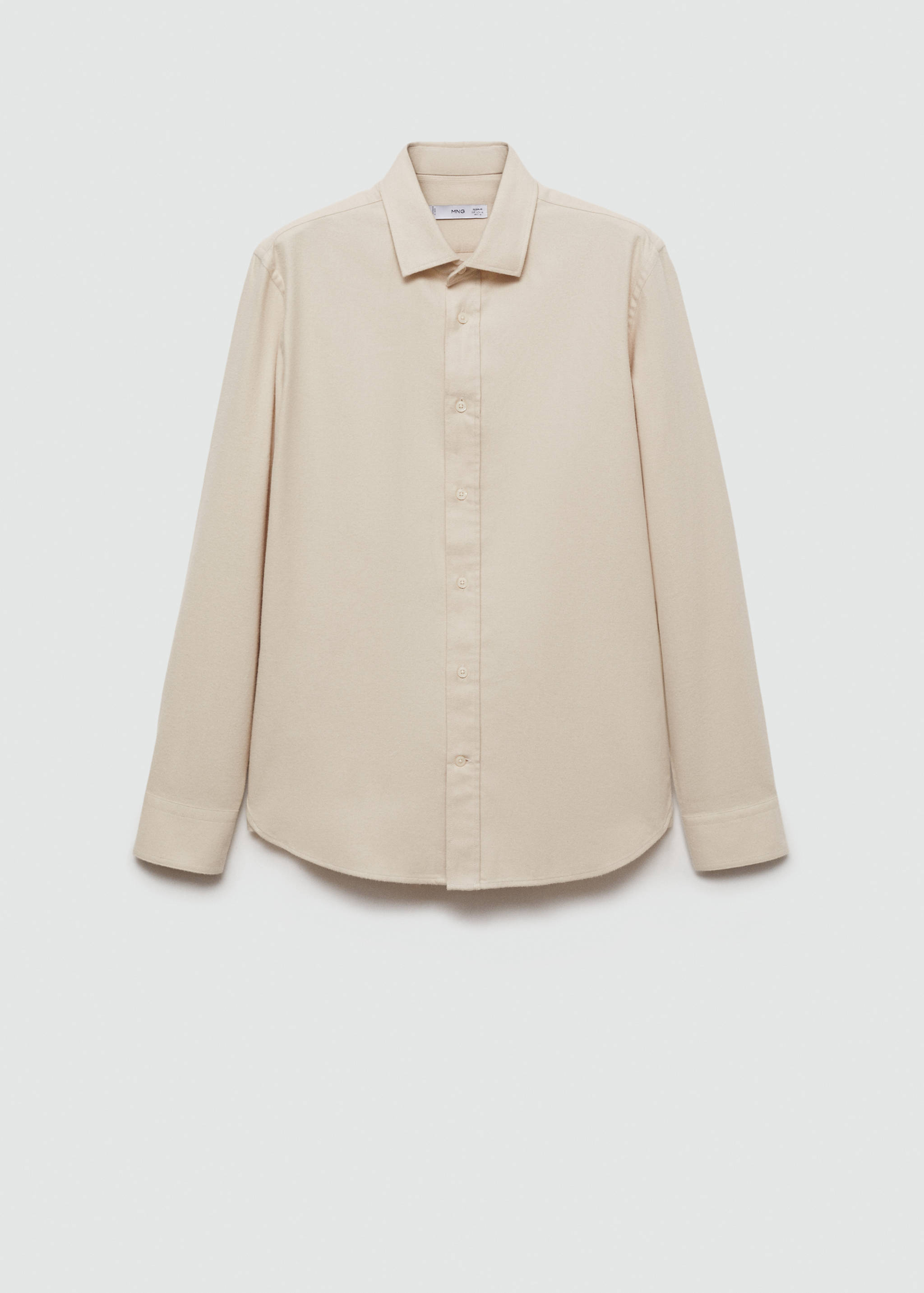 Chemise 100 % coton flanelle regular-fit - Article sans modèle