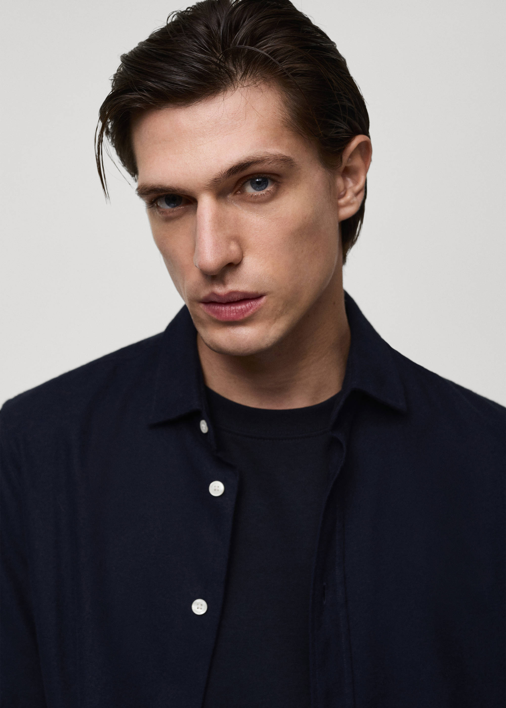 Chemise 100 % coton flanelle regular-fit - Détail de l'article 1