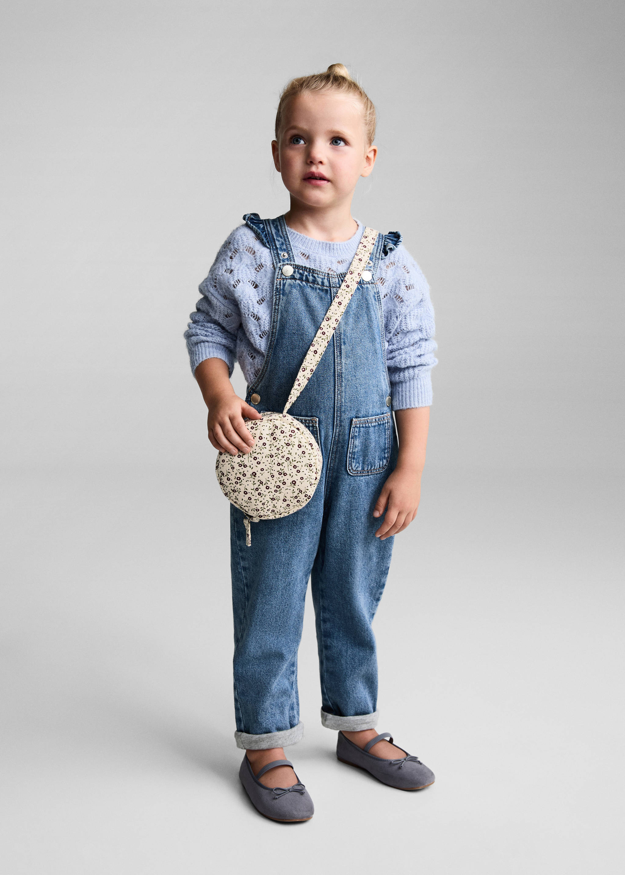 Gefütterte Jeans-Latzhose - Allgemeine Ansicht