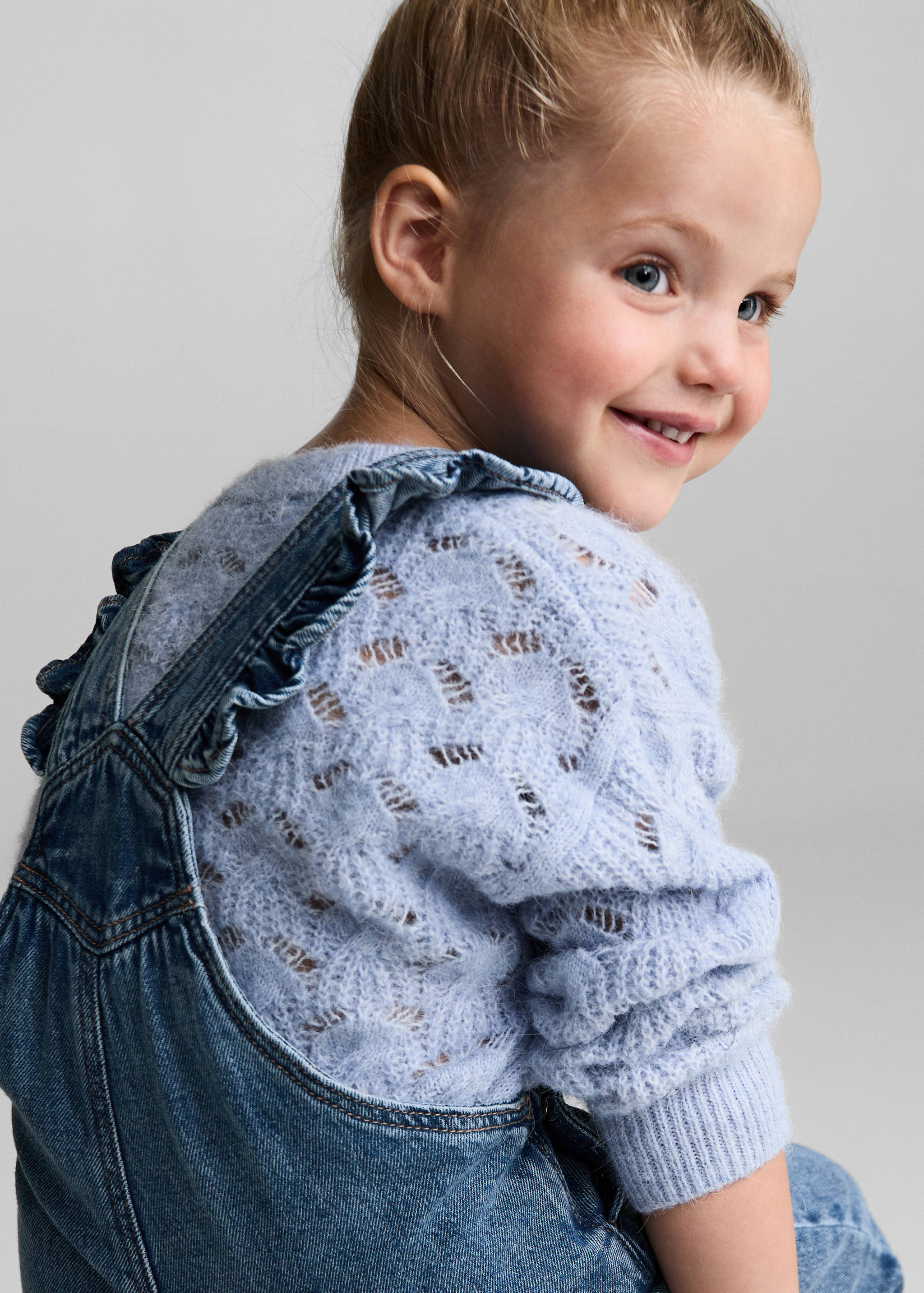 Gefütterte Jeans-Latzhose - Detail des Artikels 4